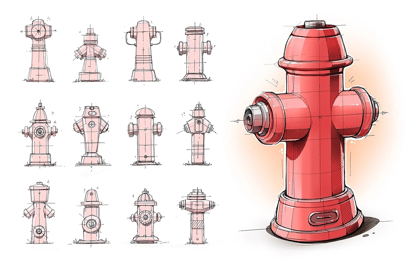 Sketches，Illustrations，manuscript，sample reels，