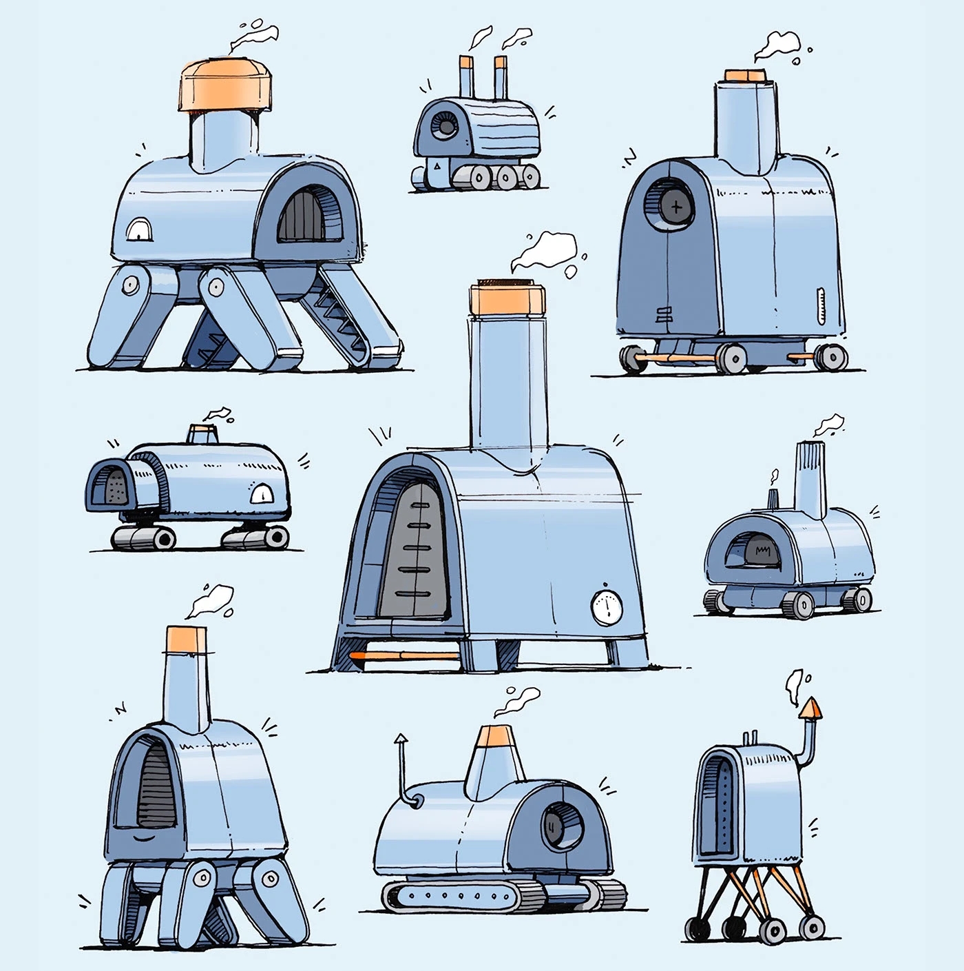 Sketches，Illustrations，manuscript，sample reels，