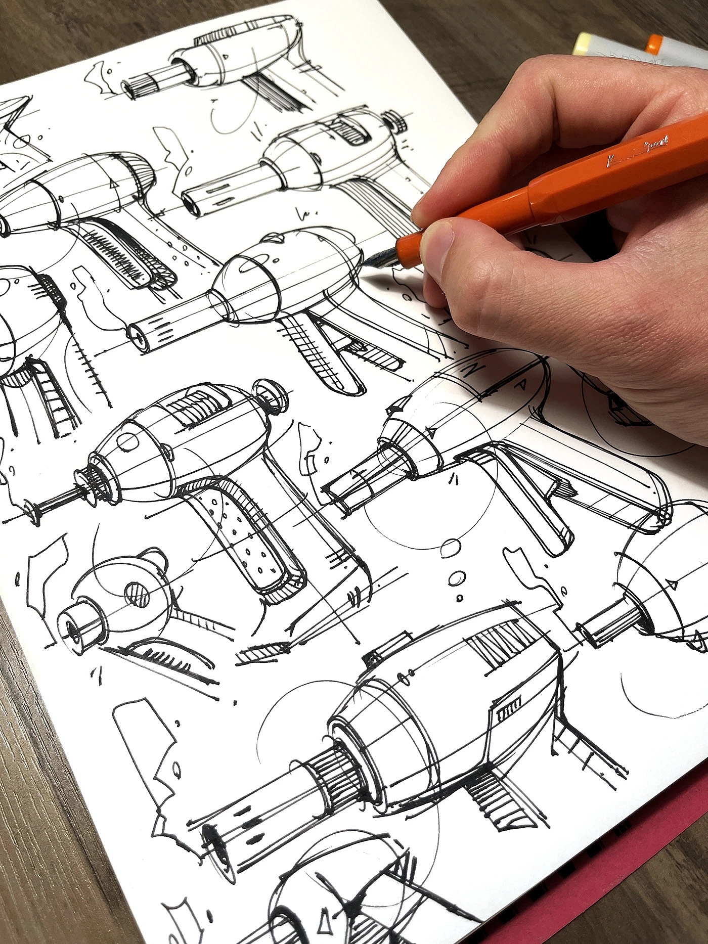 Sketches，Illustrations，manuscript，sample reels，
