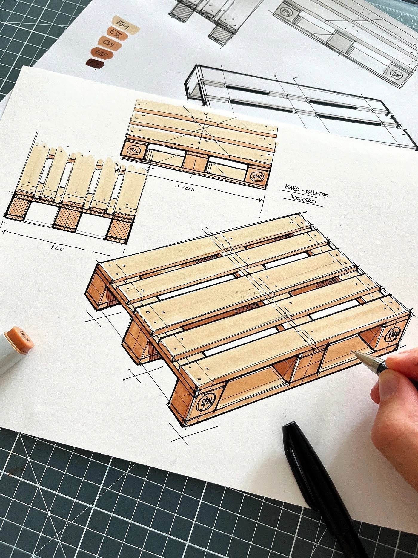 Sketches，Illustrations，manuscript，sample reels，
