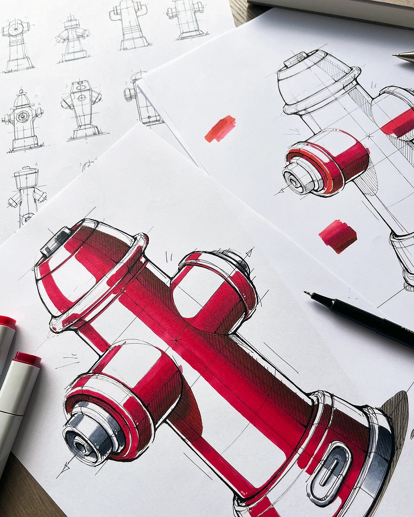 Sketches，Illustrations，manuscript，sample reels，