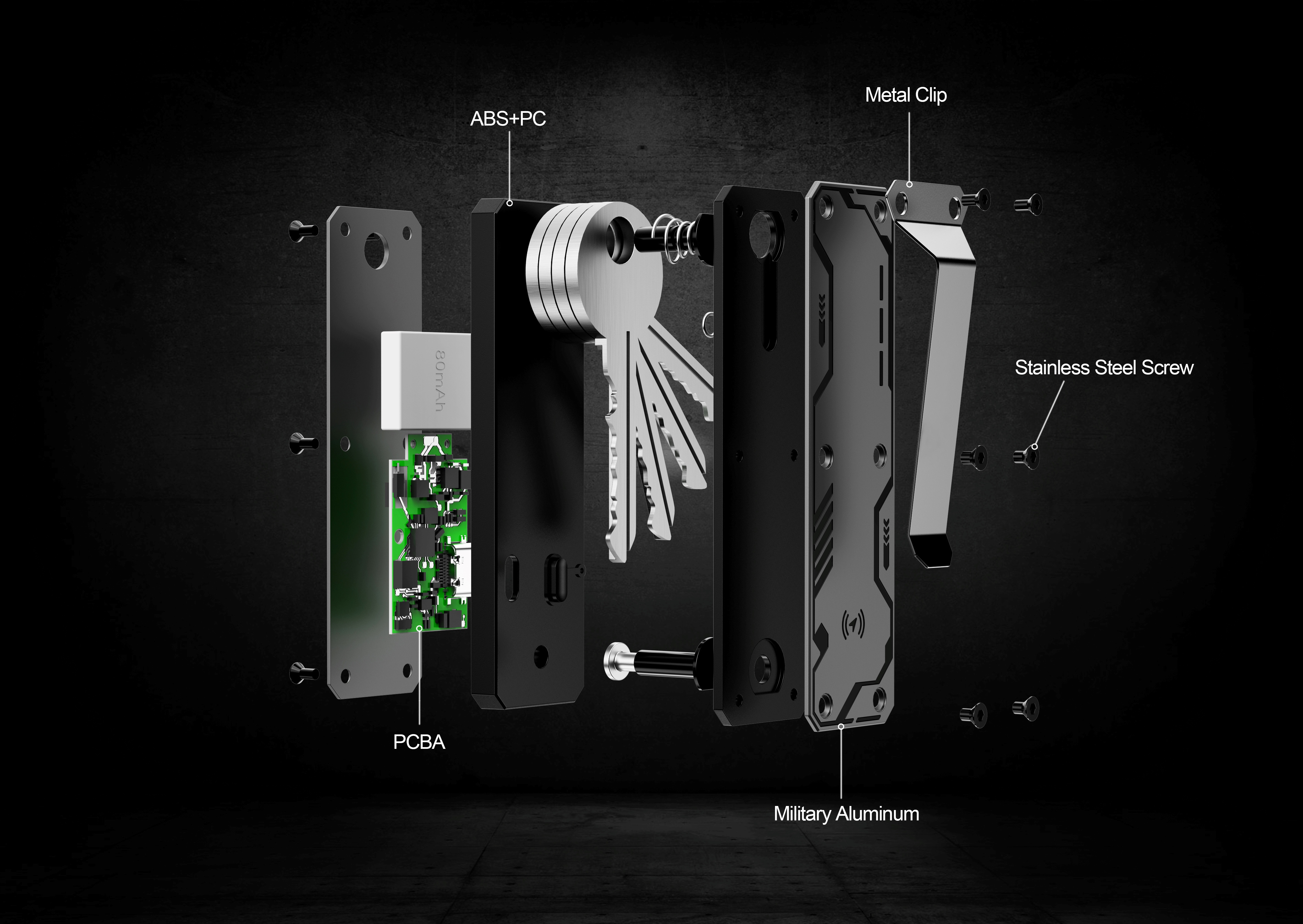 Find My keychain with tracking locator，