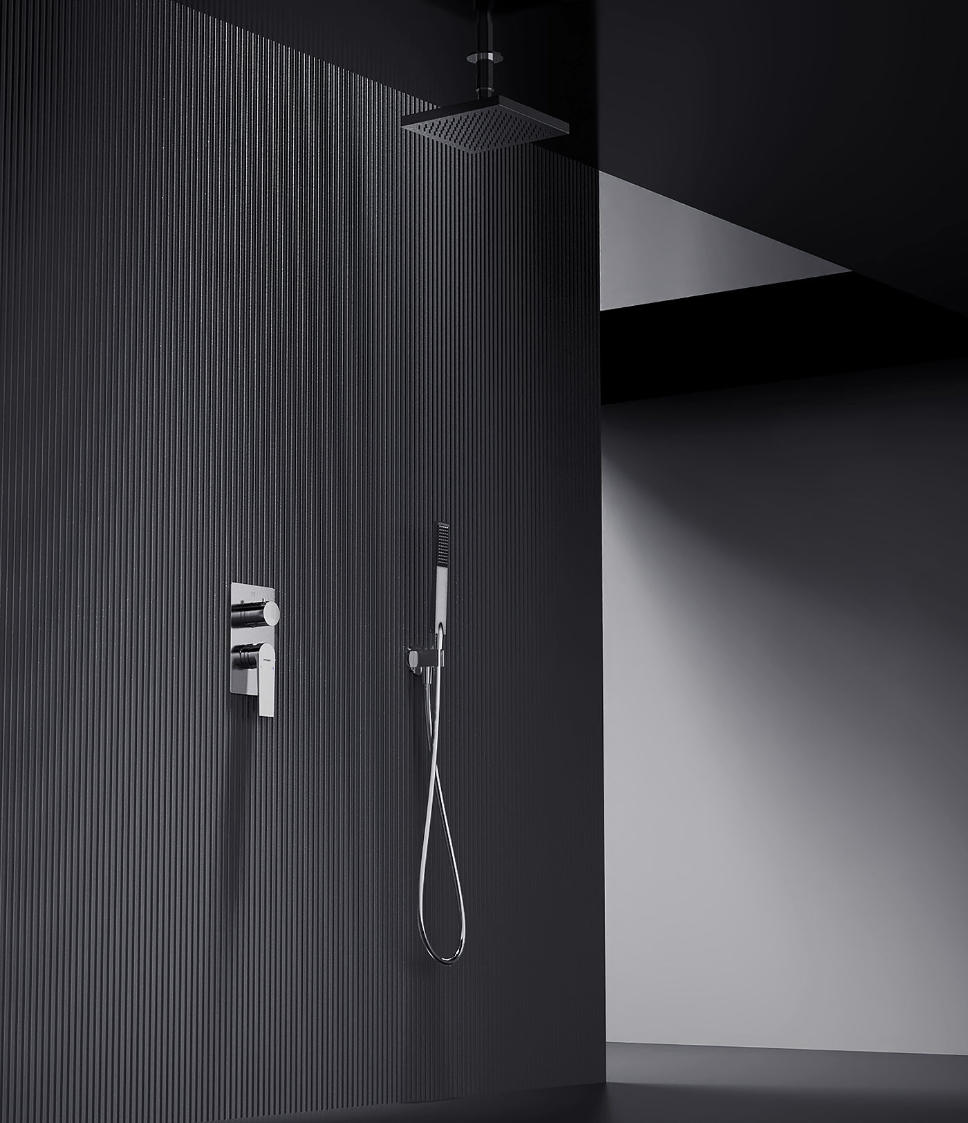 Minimalist; Shower; Geometry，