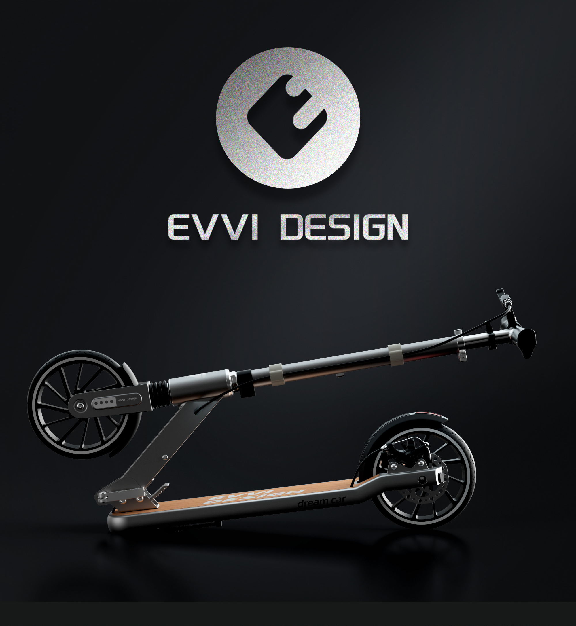 Scooter，Two-wheel skateboard，magnesium alloy，