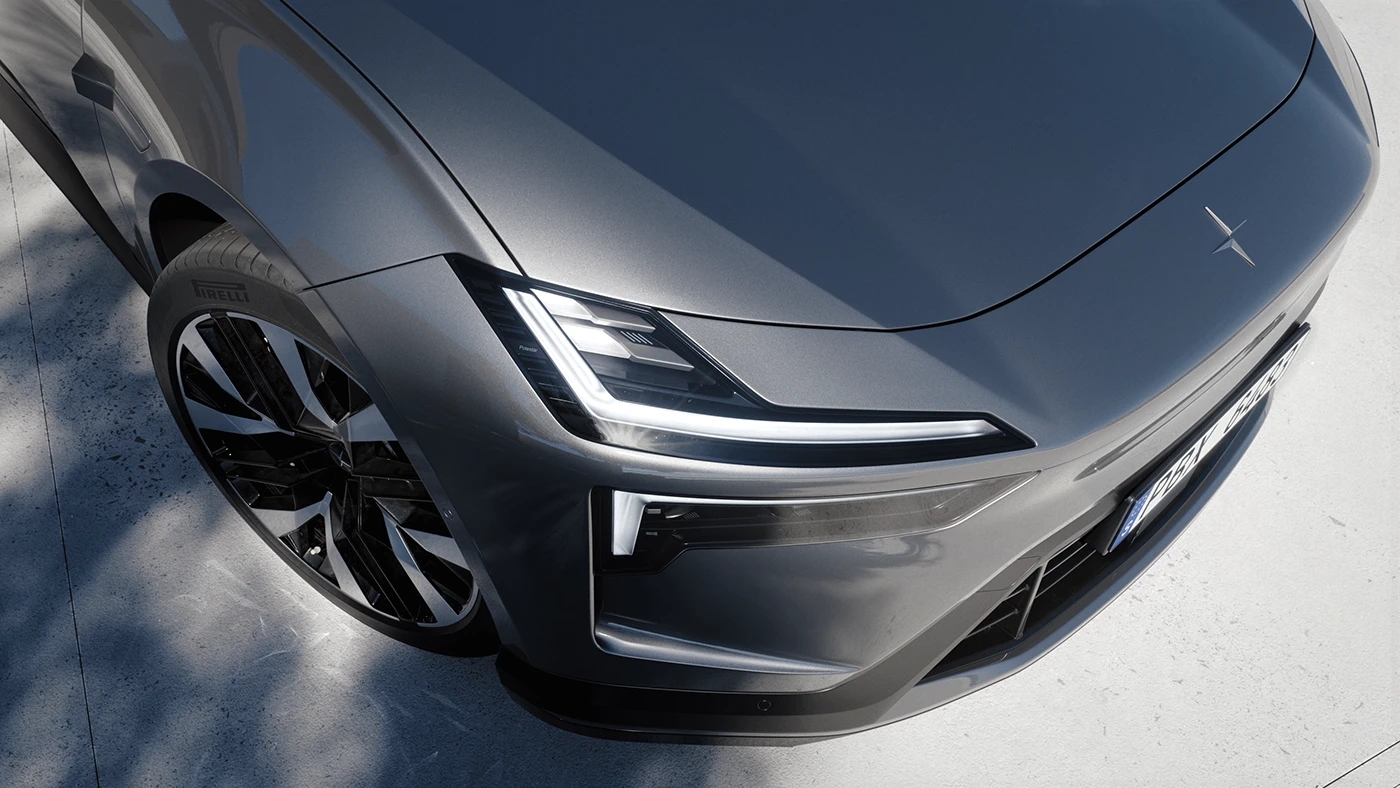 fisherman3d，Polestar 4，cg，Render，Car，