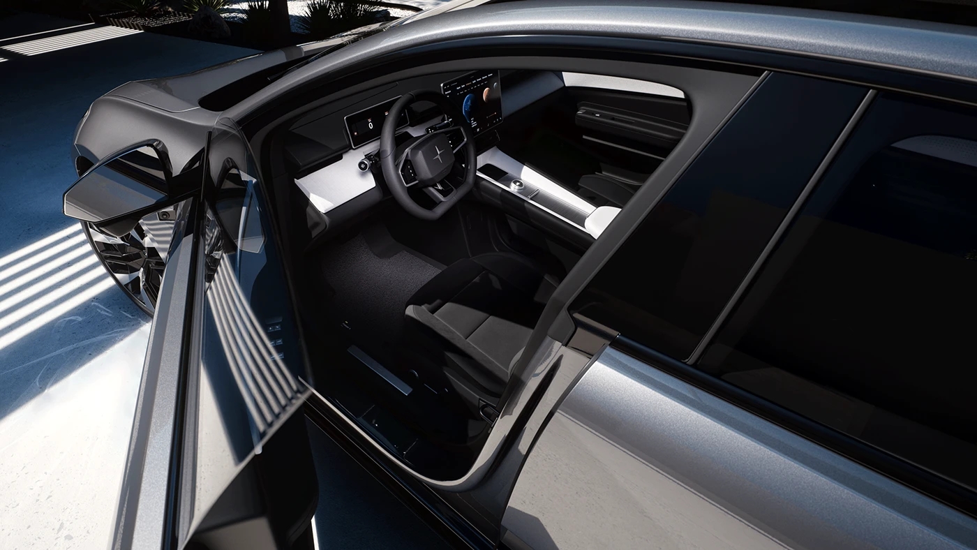 fisherman3d，Polestar 4，cg，Render，Car，