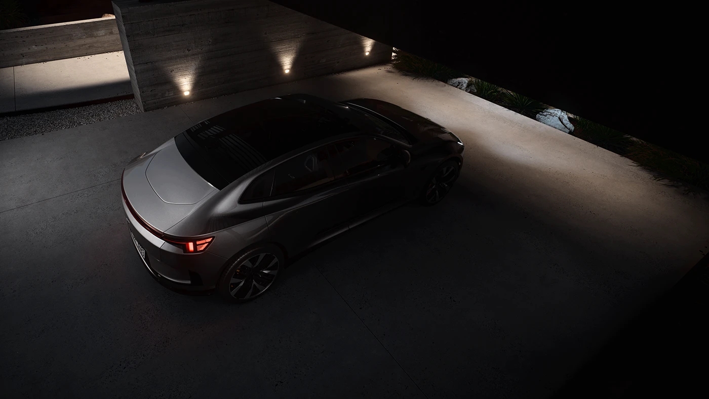 fisherman3d，Polestar 4，cg，Render，Car，