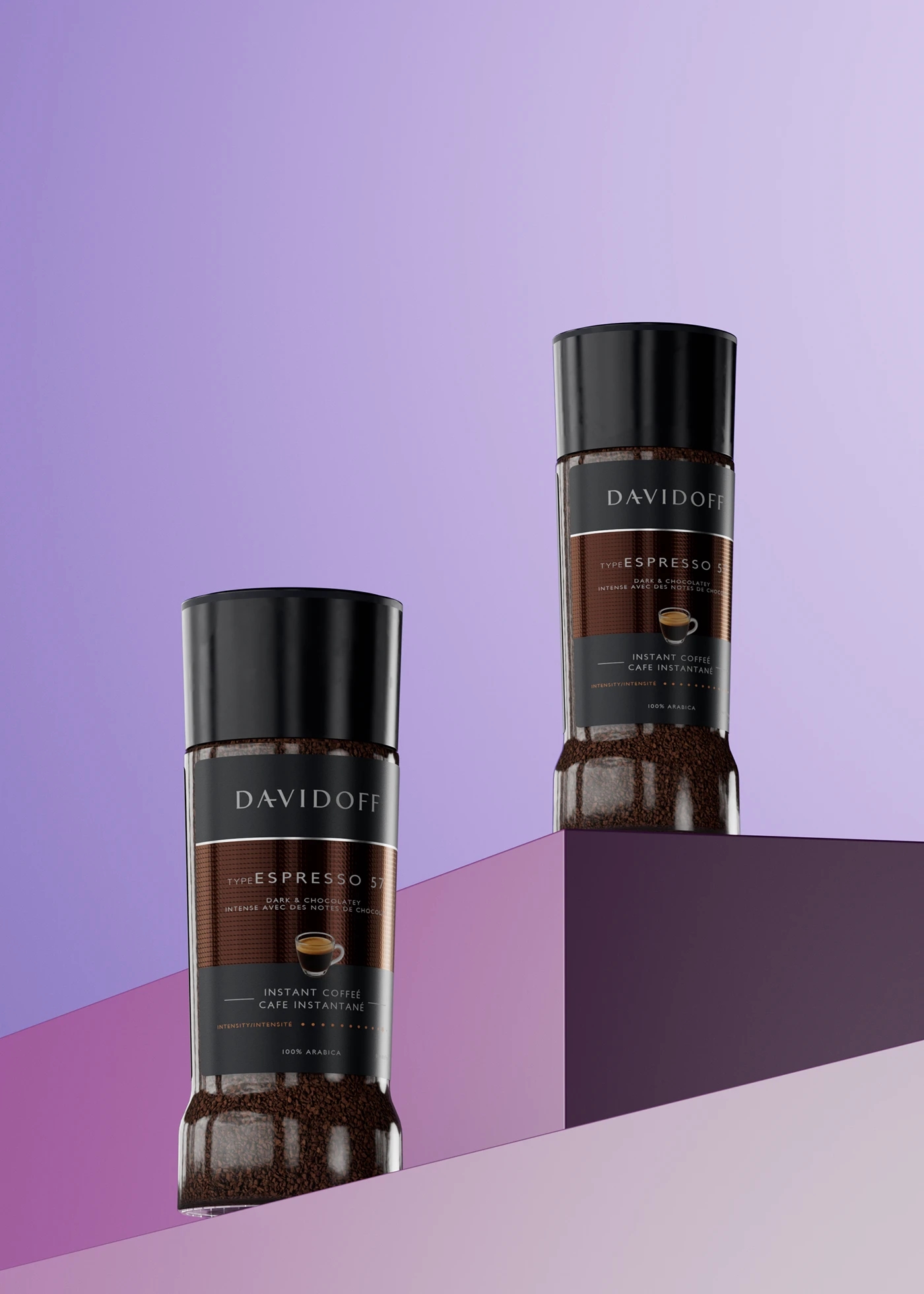 Davidoff，Coffee powder，Packing bottle，