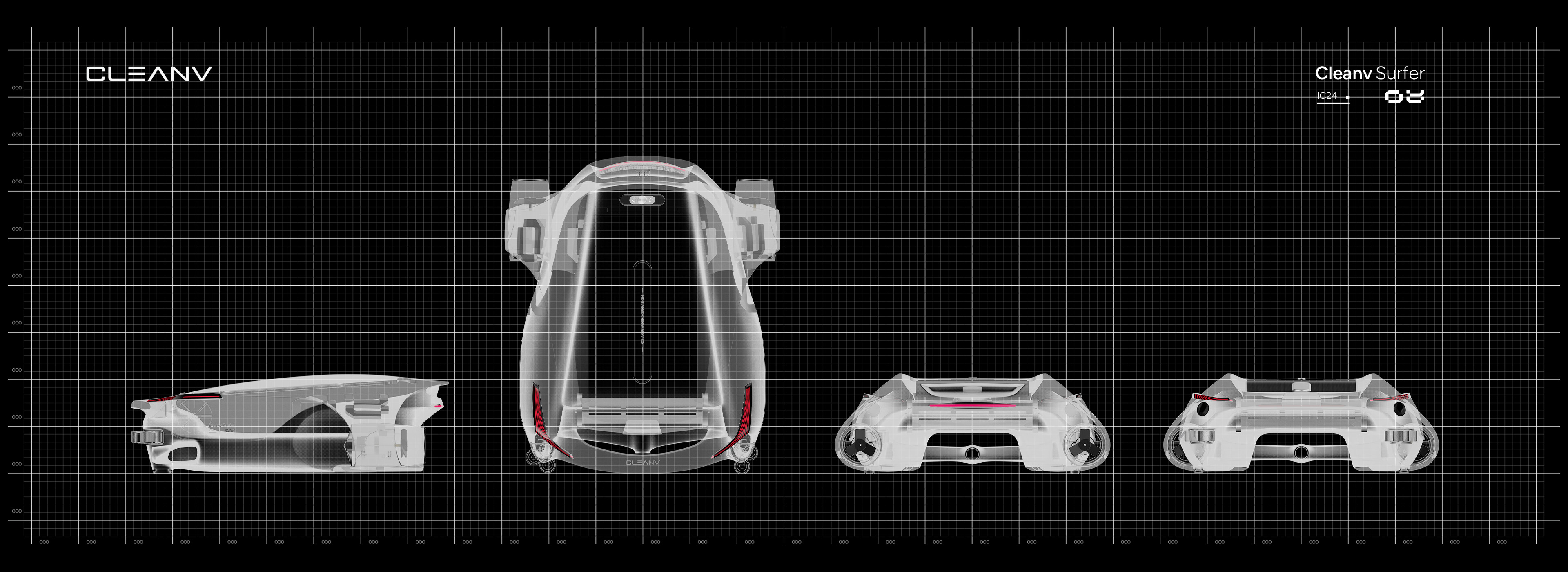 industrial design，product design，zero sense curve，Pool cleaner，