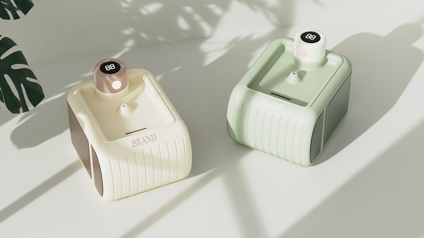 Pets，industrial design，Drinking water separation，