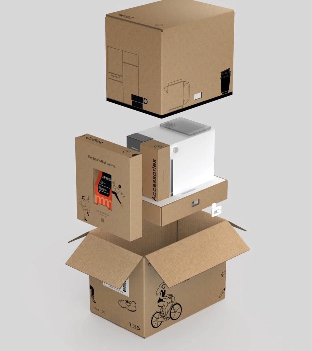 Demi，Coffee machine，Kitchen appliances，Household Electric Appliances，