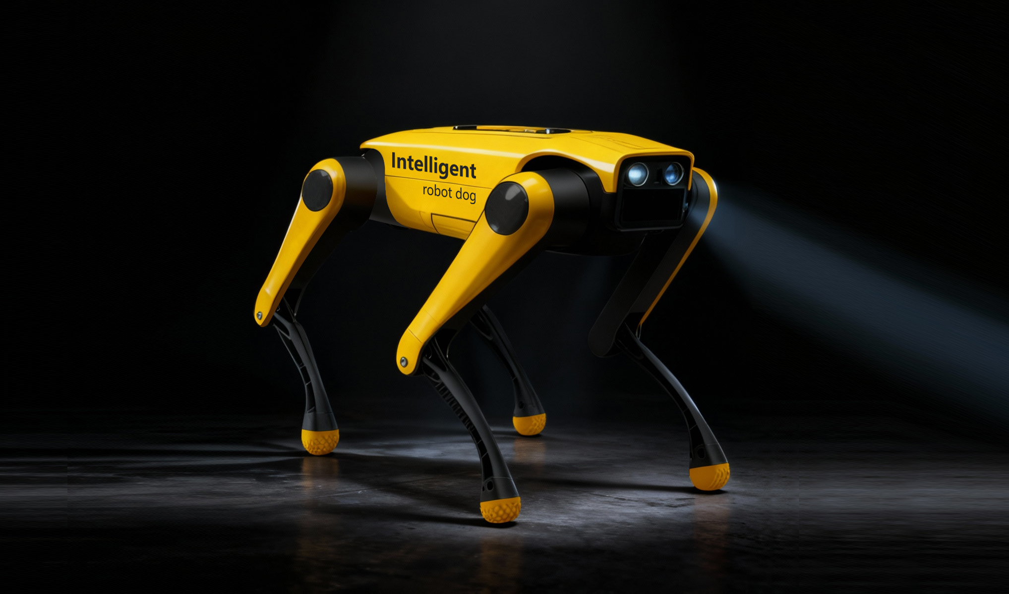 Body Intelligent Quadruped Robot Dog，