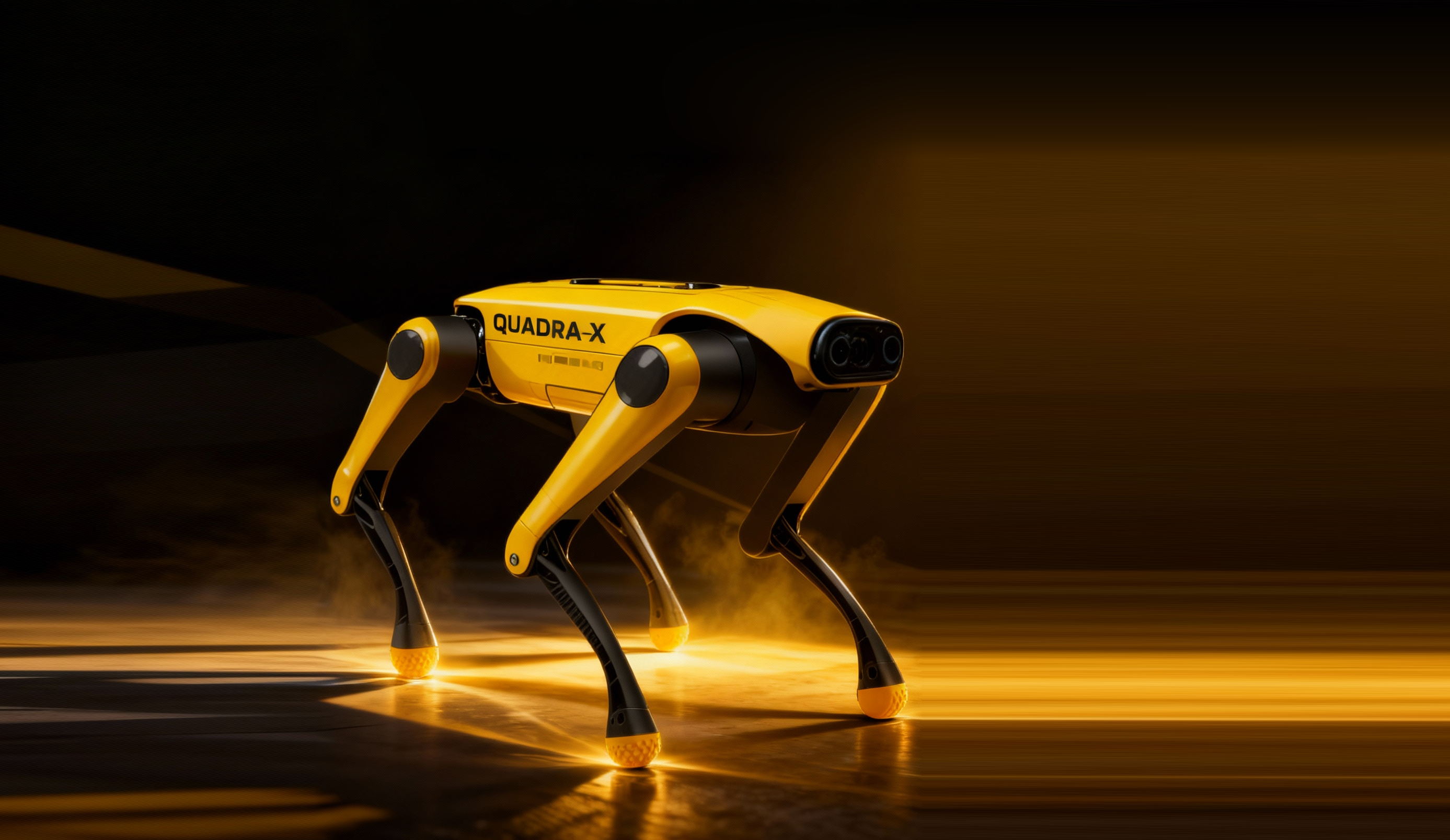 Body Intelligent Quadruped Robot Dog，