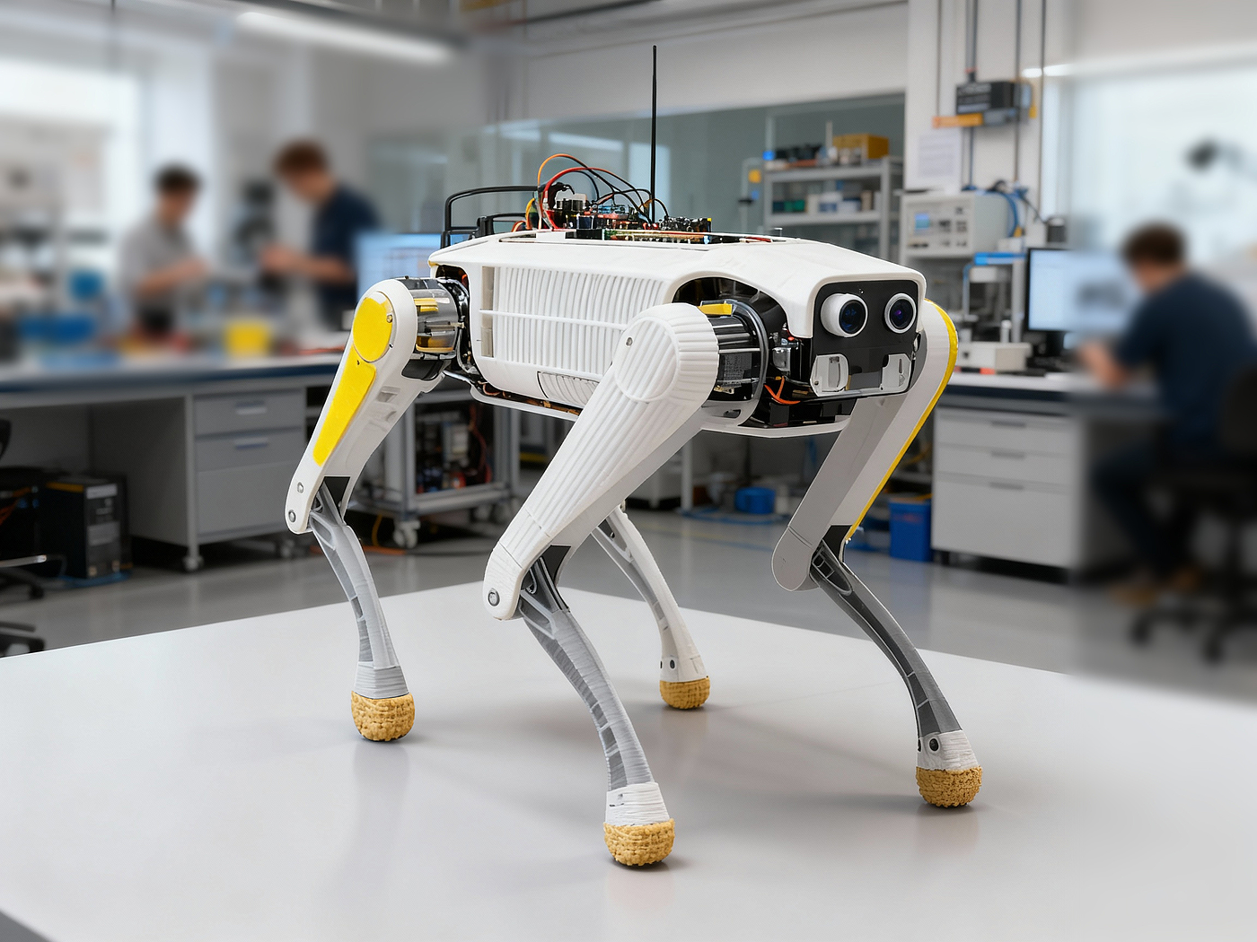 Body Intelligent Quadruped Robot Dog，