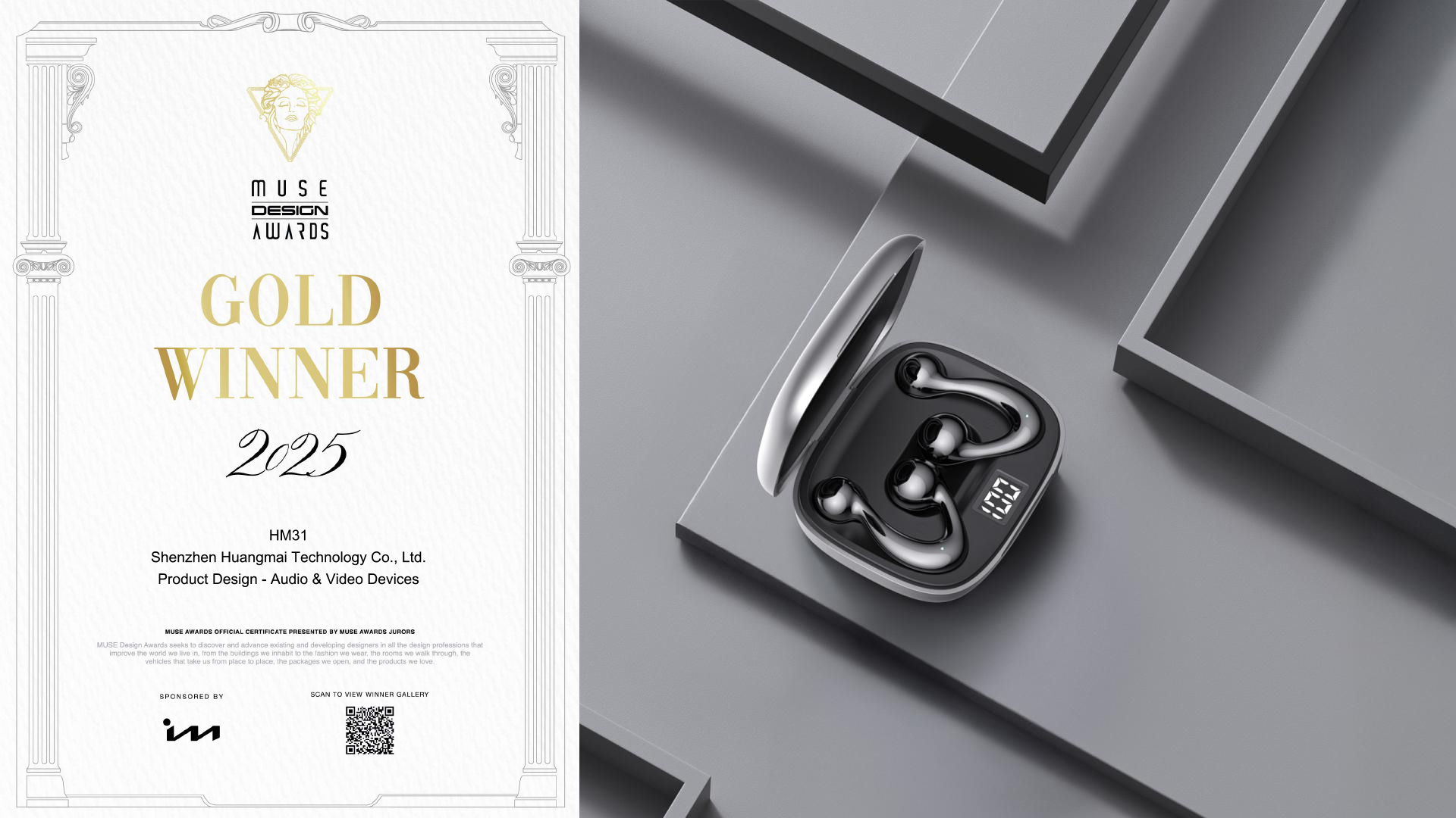 Open Bluetooth headset;，