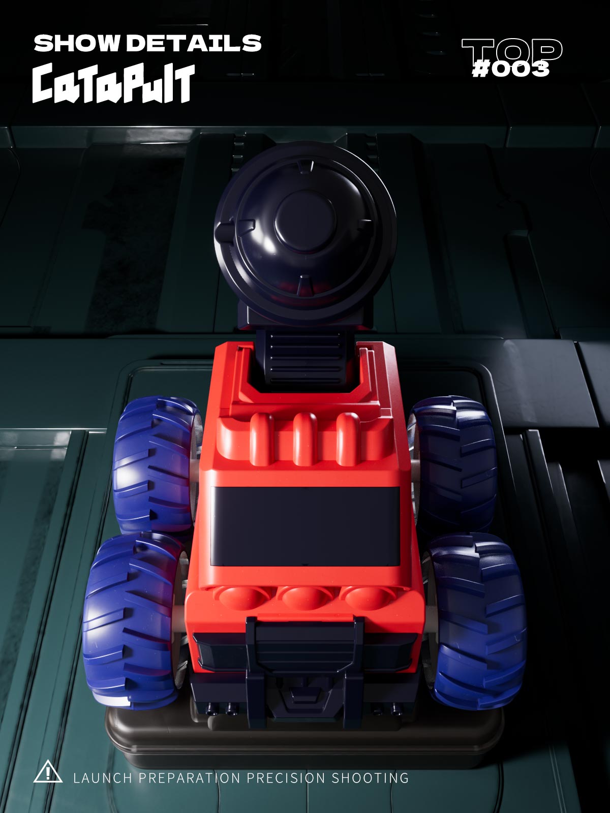 Toy design，Engineering vehicle，E-commerce diagram，Artillery Car Military，The stone car，Structural design，Souptoys，Children's car，