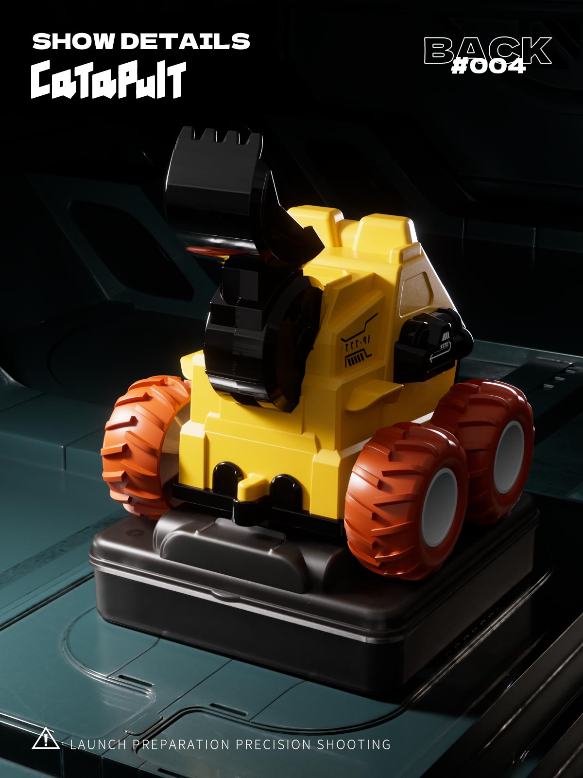 Toy design，Engineering vehicle，E-commerce diagram，Artillery Car Military，The stone car，Structural design，Souptoys，Children's car，