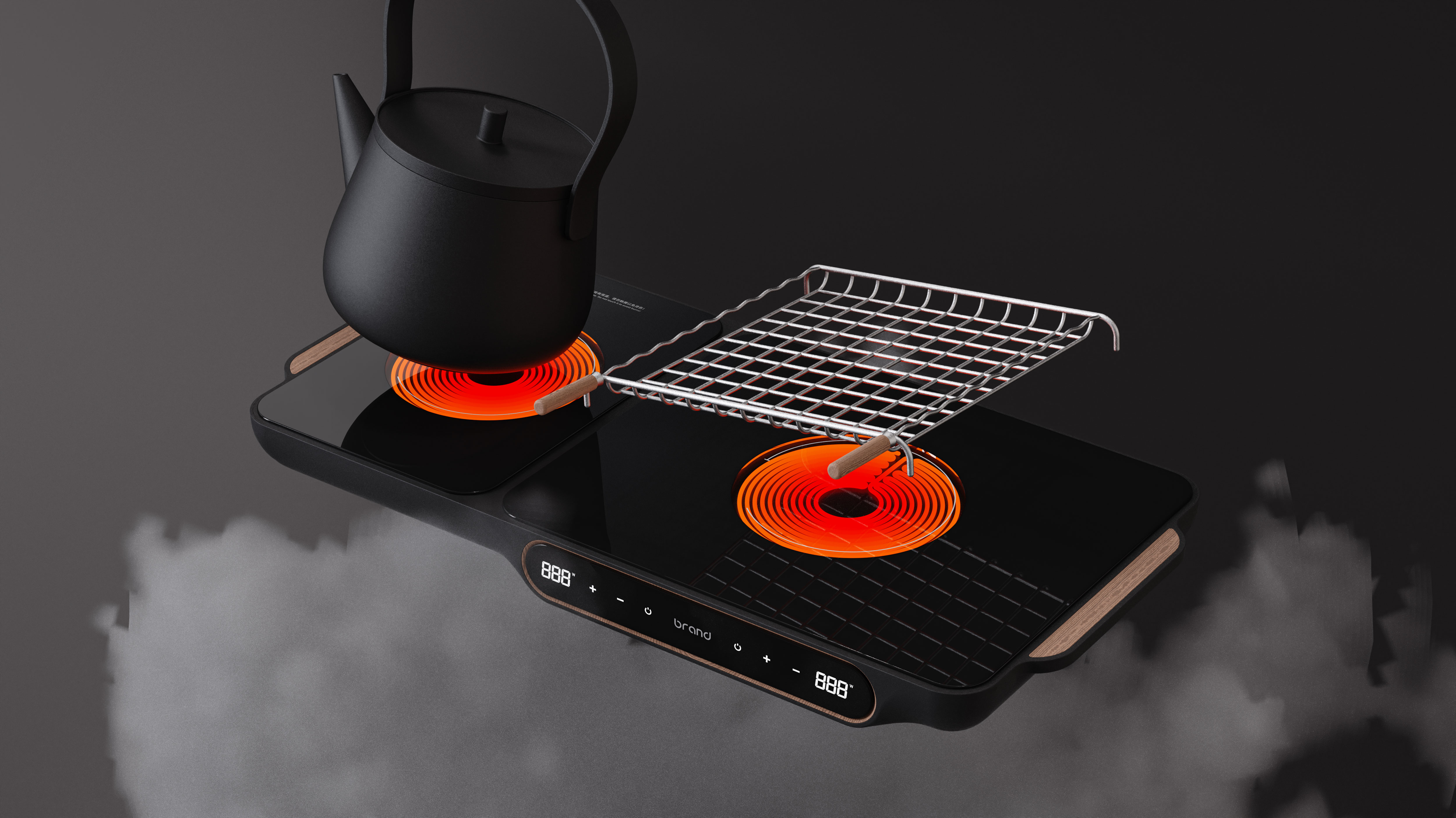 Appearance design，product design，electric ceramic furnace design，Home appliance design，