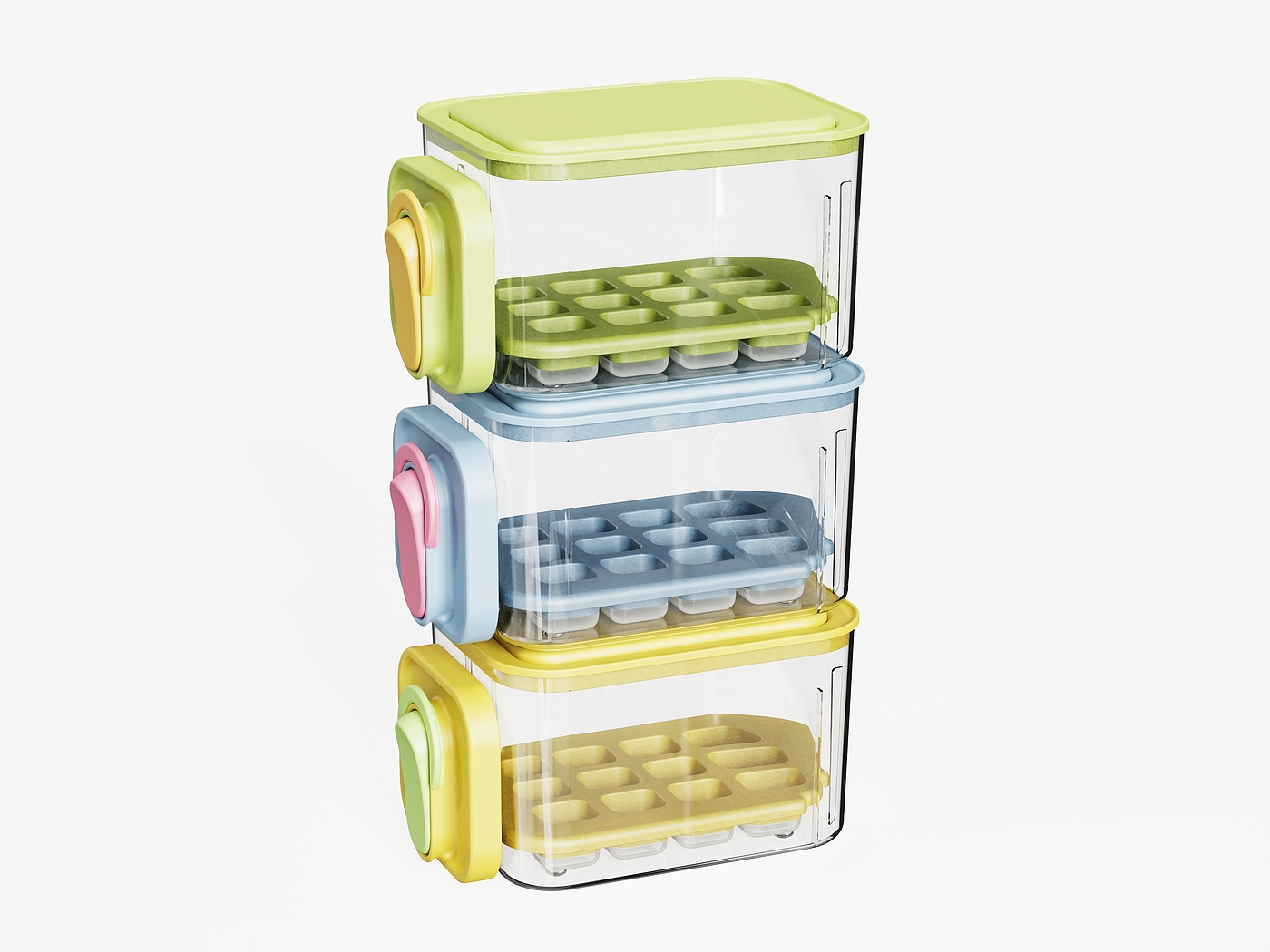Ice box，pot ，ice cube cup，Ice，Ice model，