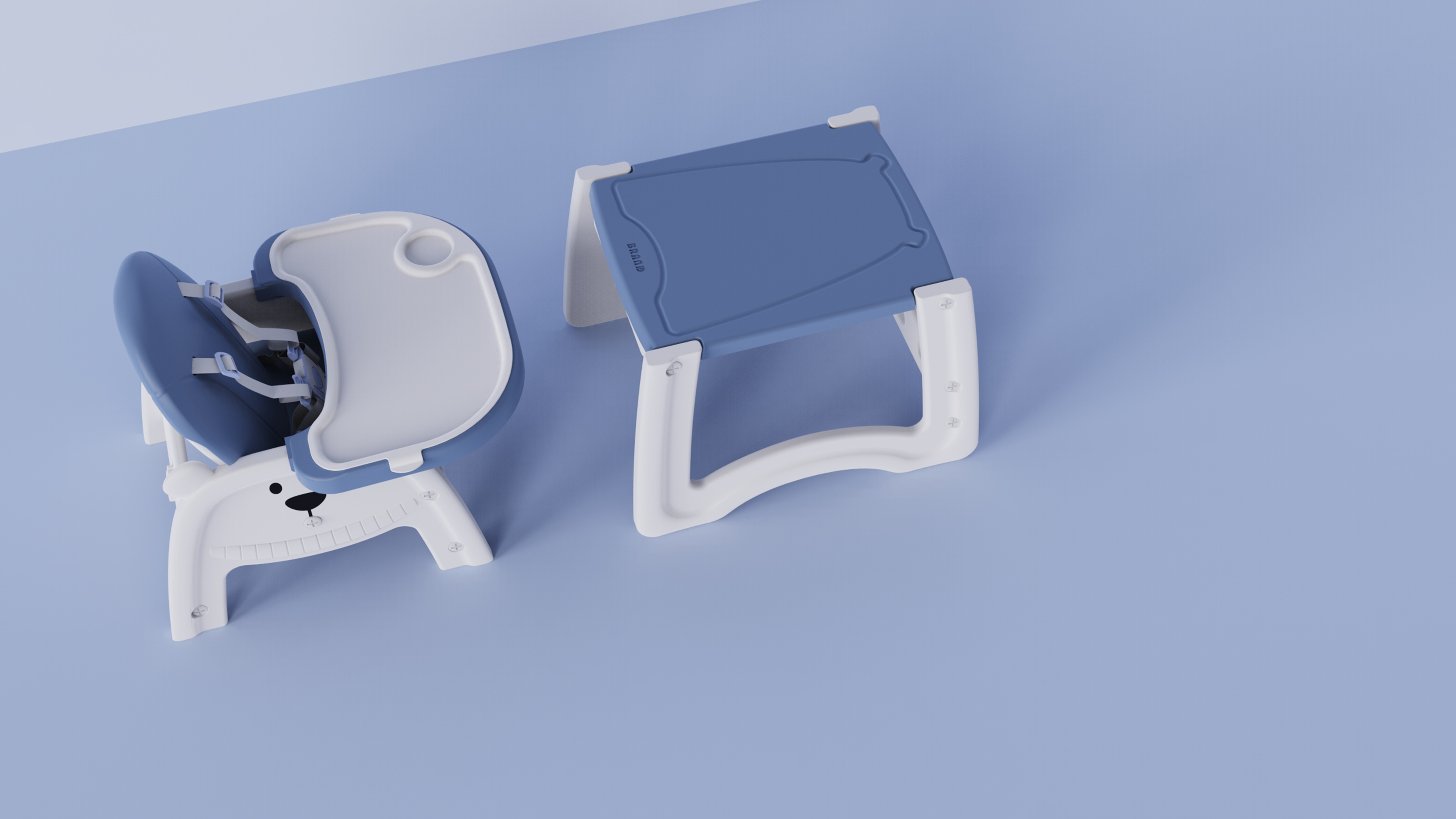 High chair ，Maternal and infant products，Multifunctional design，industrial design，