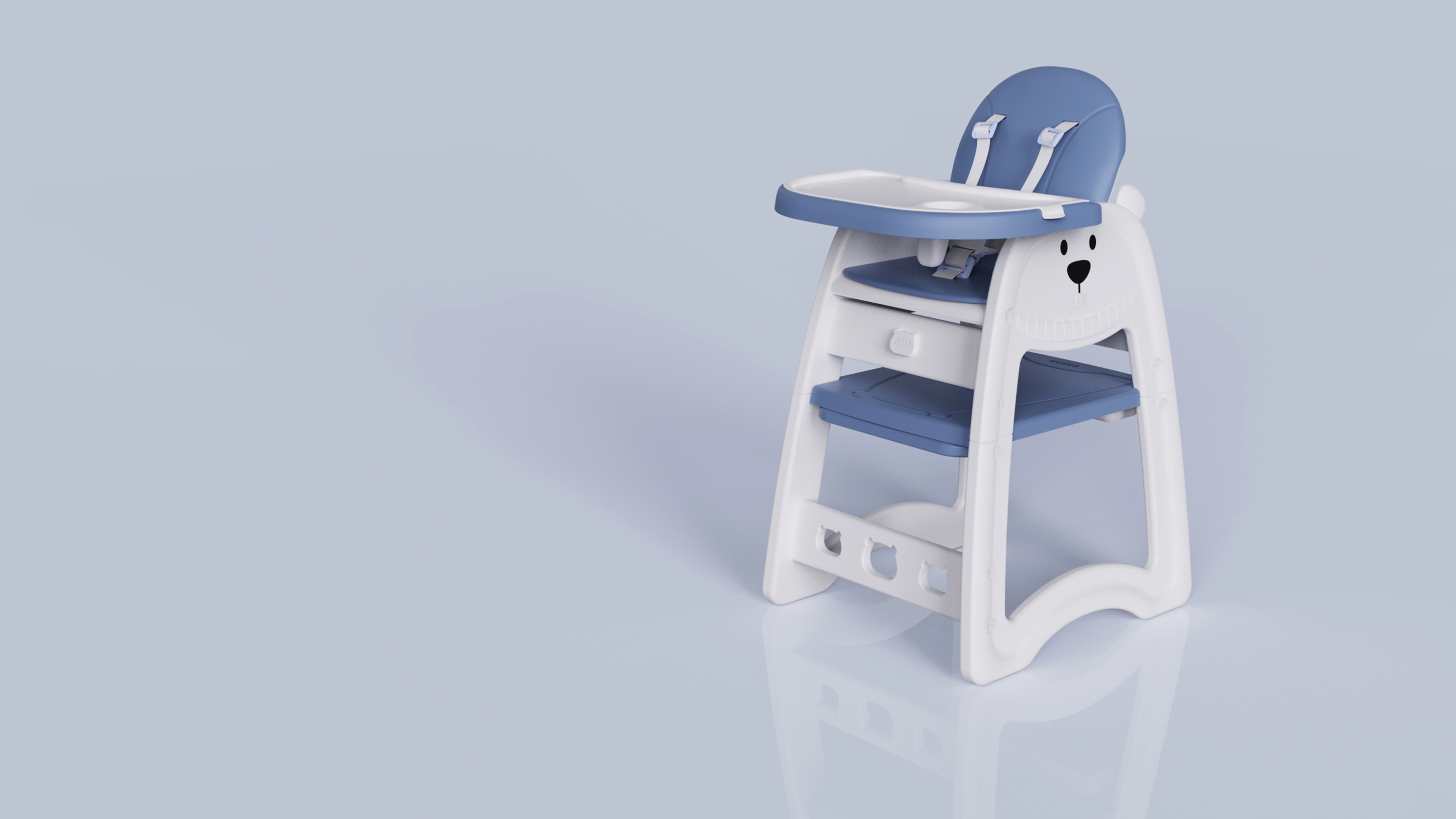 High chair ，Maternal and infant products，Multifunctional design，industrial design，