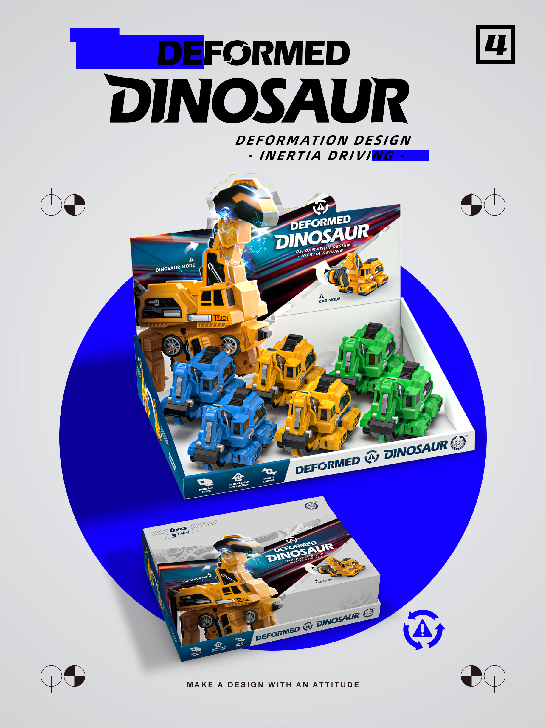 packing design，E-commerce diagram，Detail page，Mecha，Transformers，Dinosaur Team，Modeling and rendering，Graphic Artist Designer，