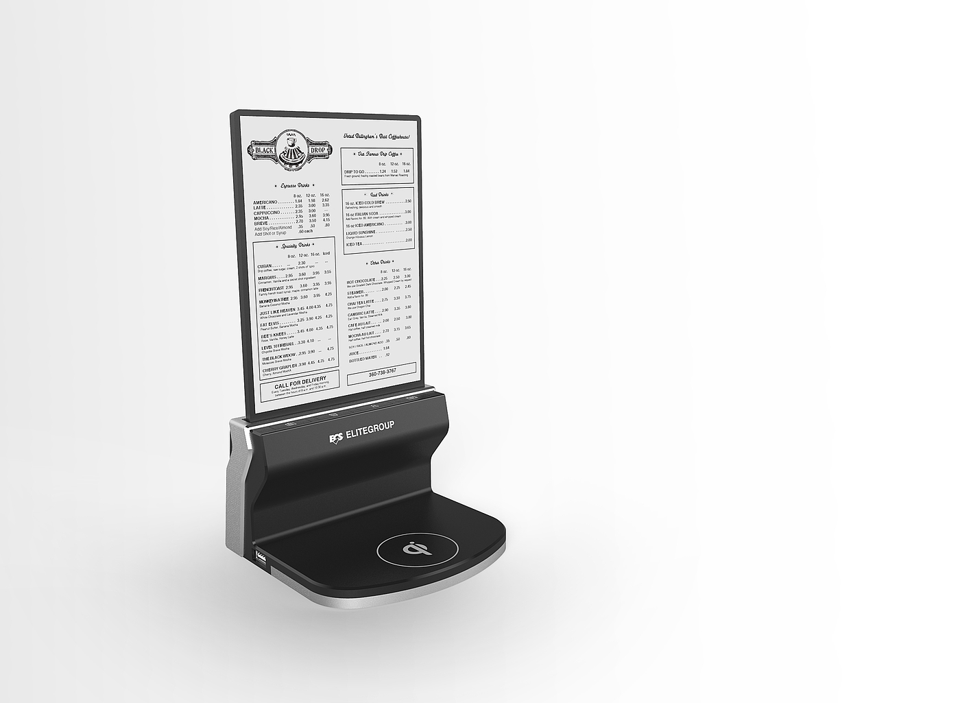 Wireless charging，Electronic menu，