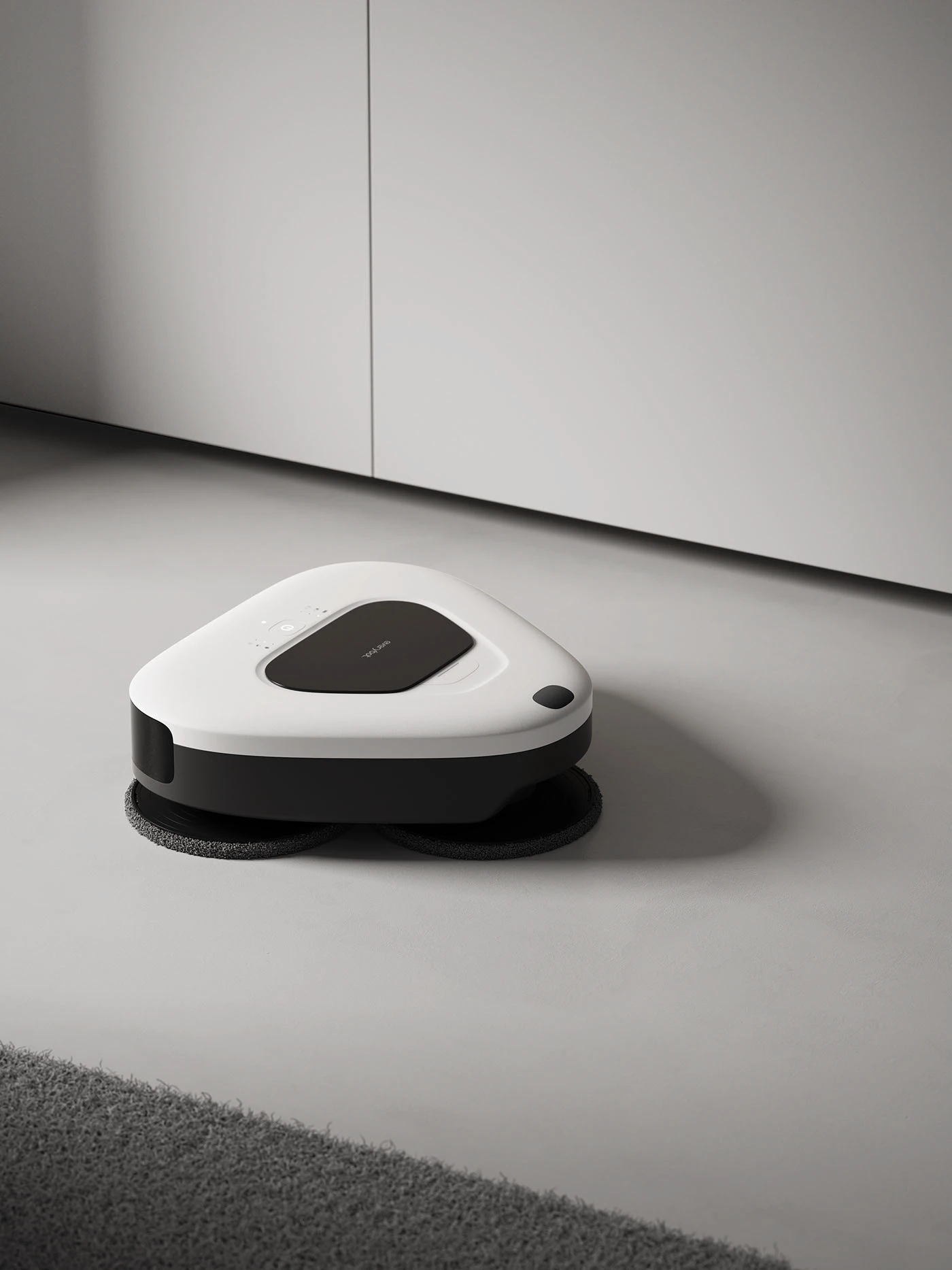 Threespin Plus，EVERYBOT，Mopping robot，Simple design，