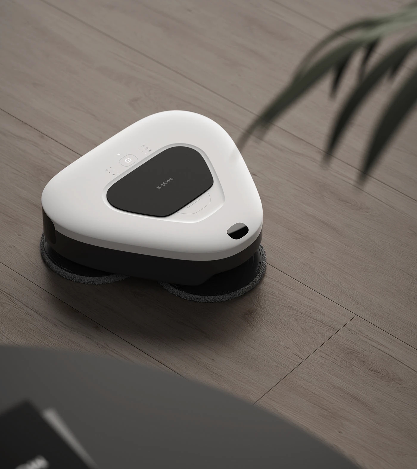 Threespin Plus，EVERYBOT，Mopping robot，Simple design，