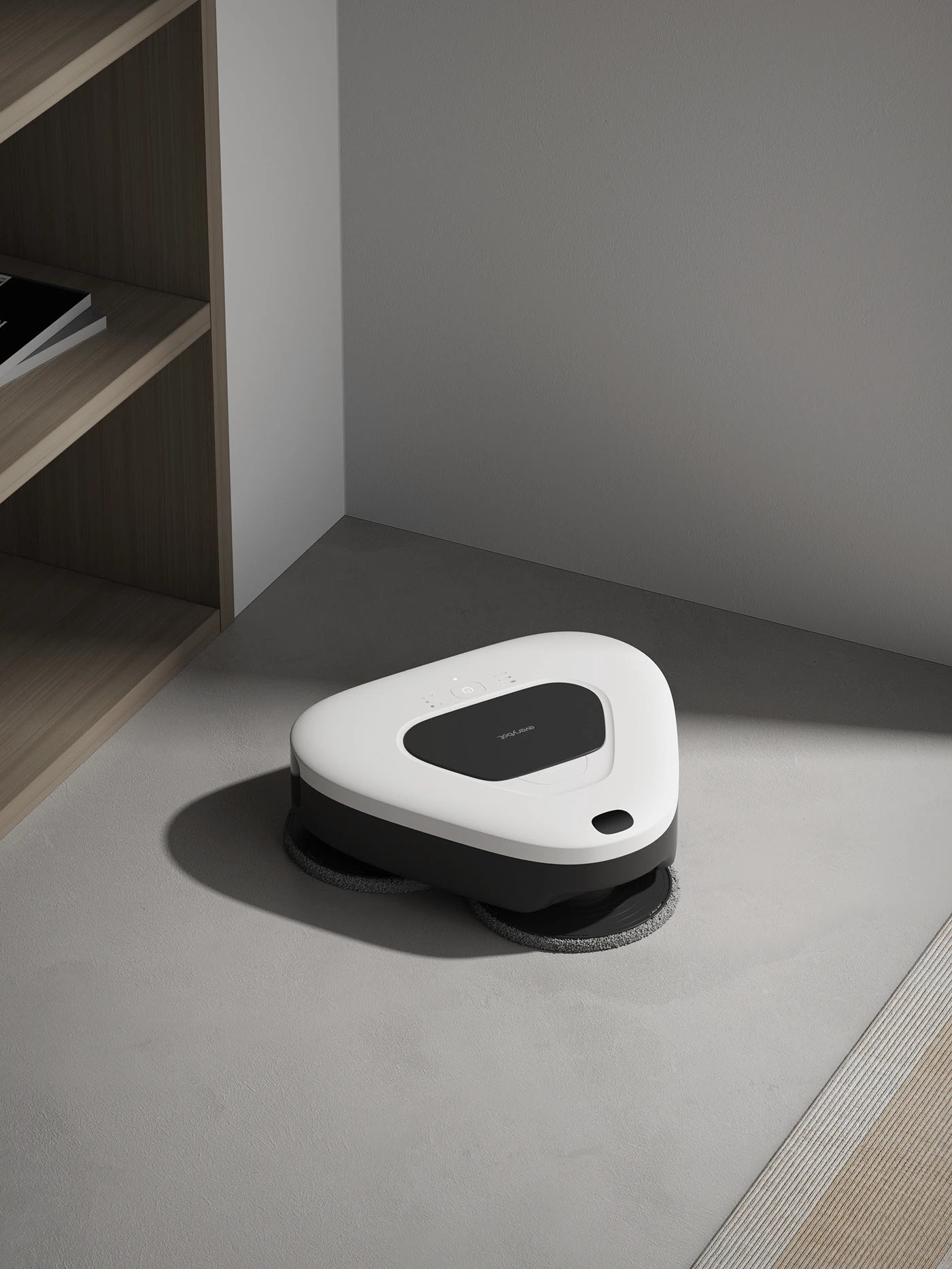 Threespin Plus，EVERYBOT，Mopping robot，Simple design，