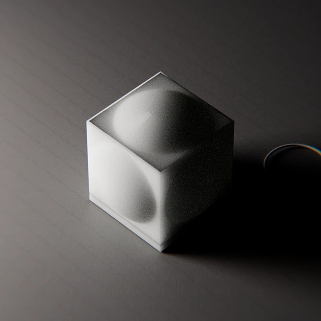 Desk lamp，Cube，Modern style，Simple and generous，colour，