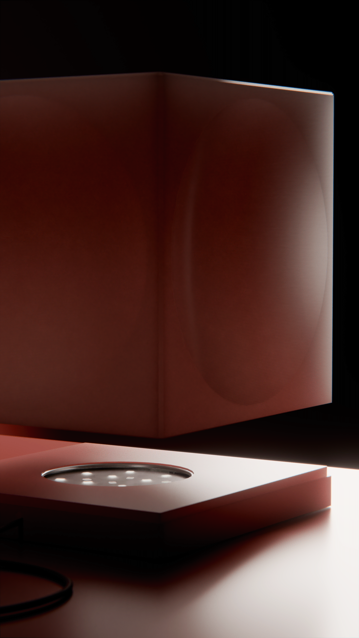 Desk lamp，Cube，Modern style，Simple and generous，colour，