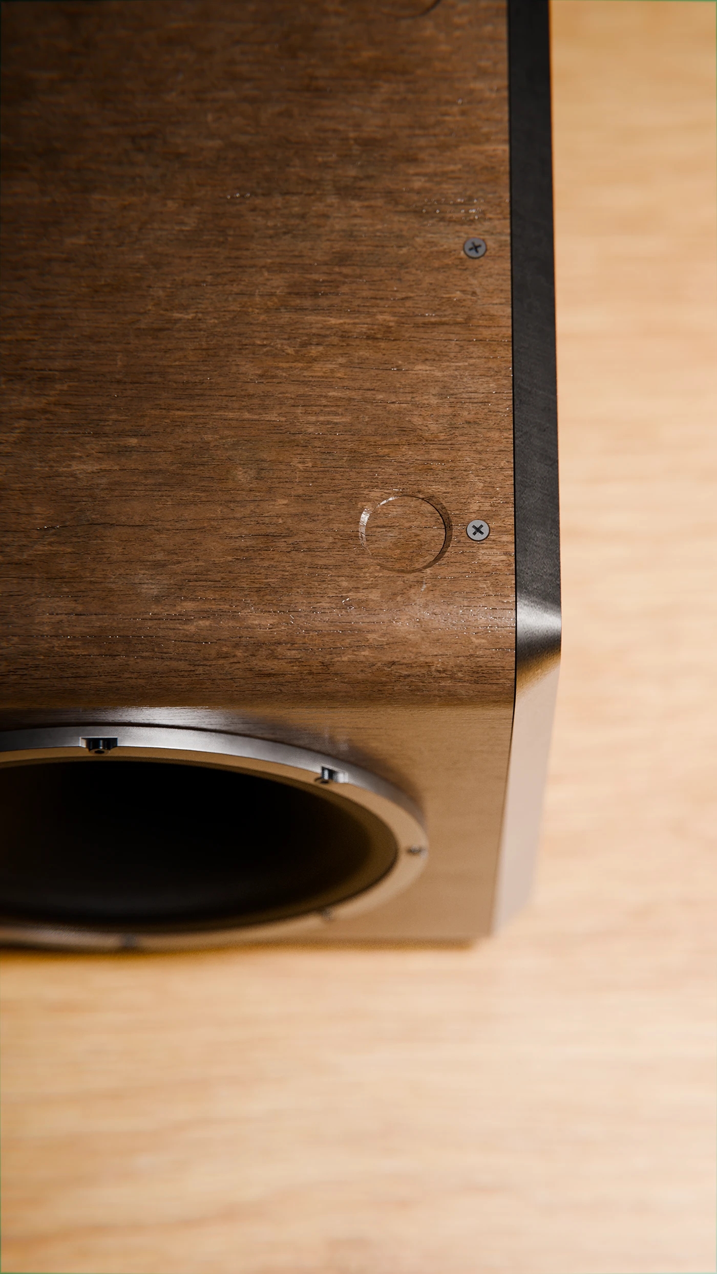 loudspeaker box，Cube，cgi，Simple design，