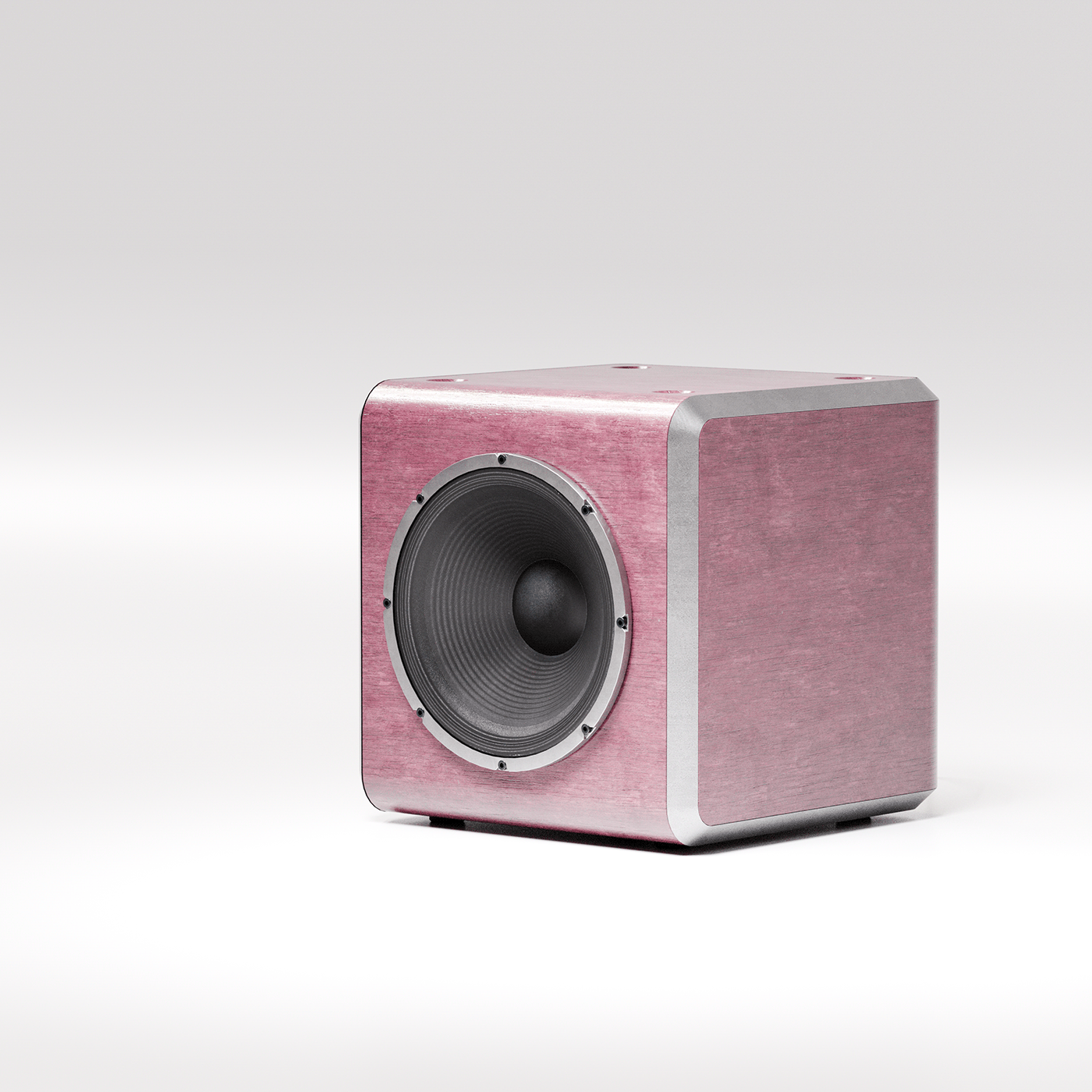 loudspeaker box，Cube，cgi，Simple design，