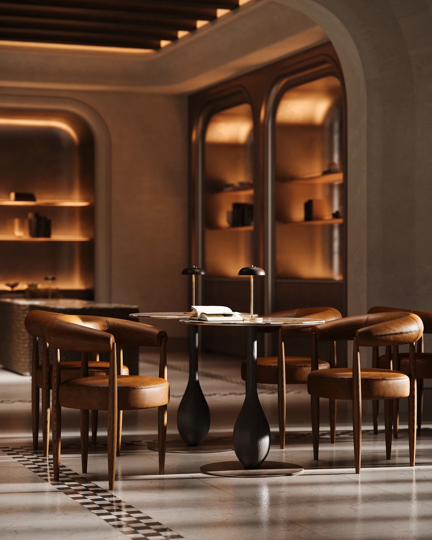 Bernard，Doha，Qatar，bedroom，Modern simplicity，