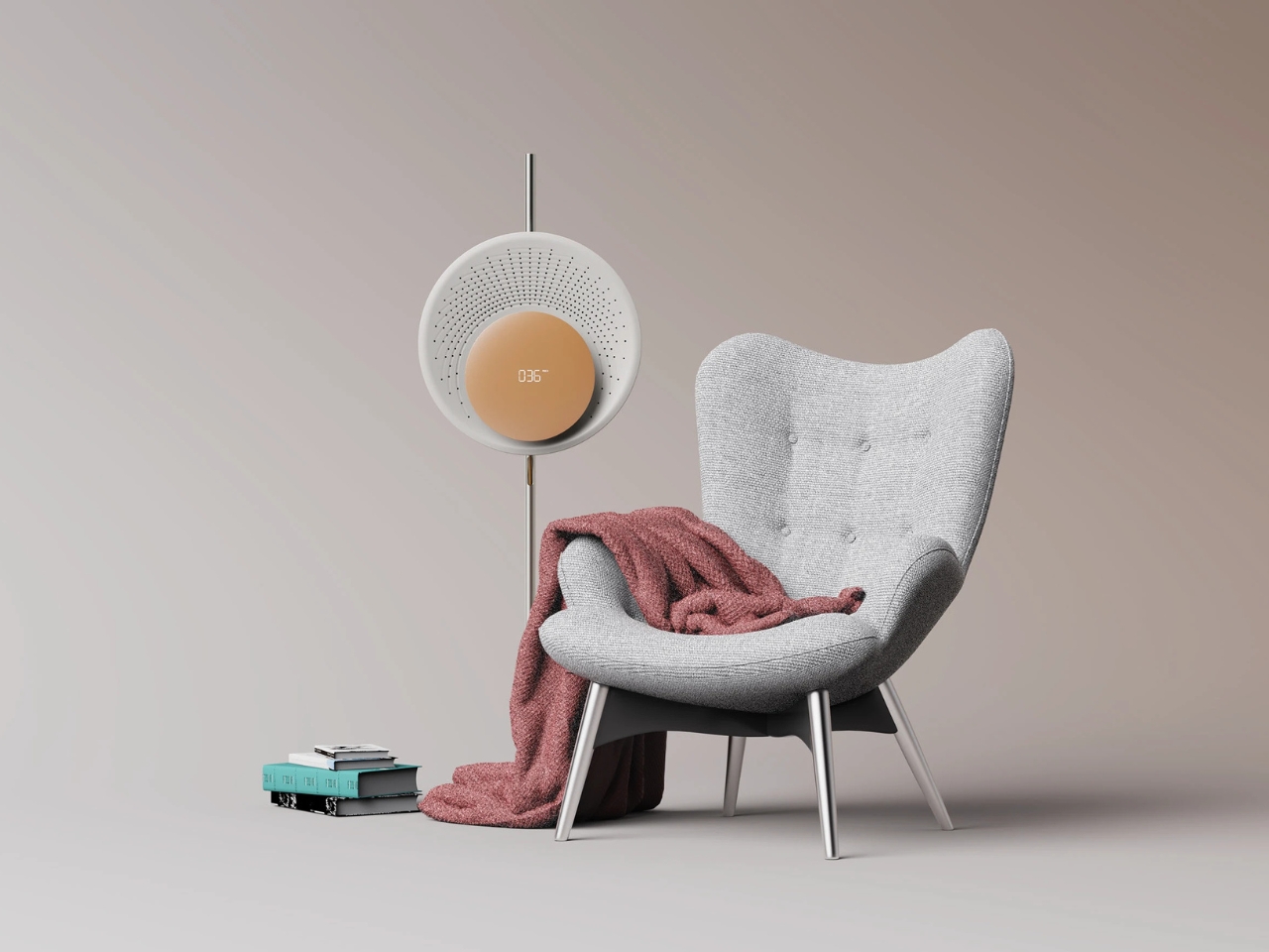 AirGlow，air cleaner，conceptual design，Household Electric Appliances，