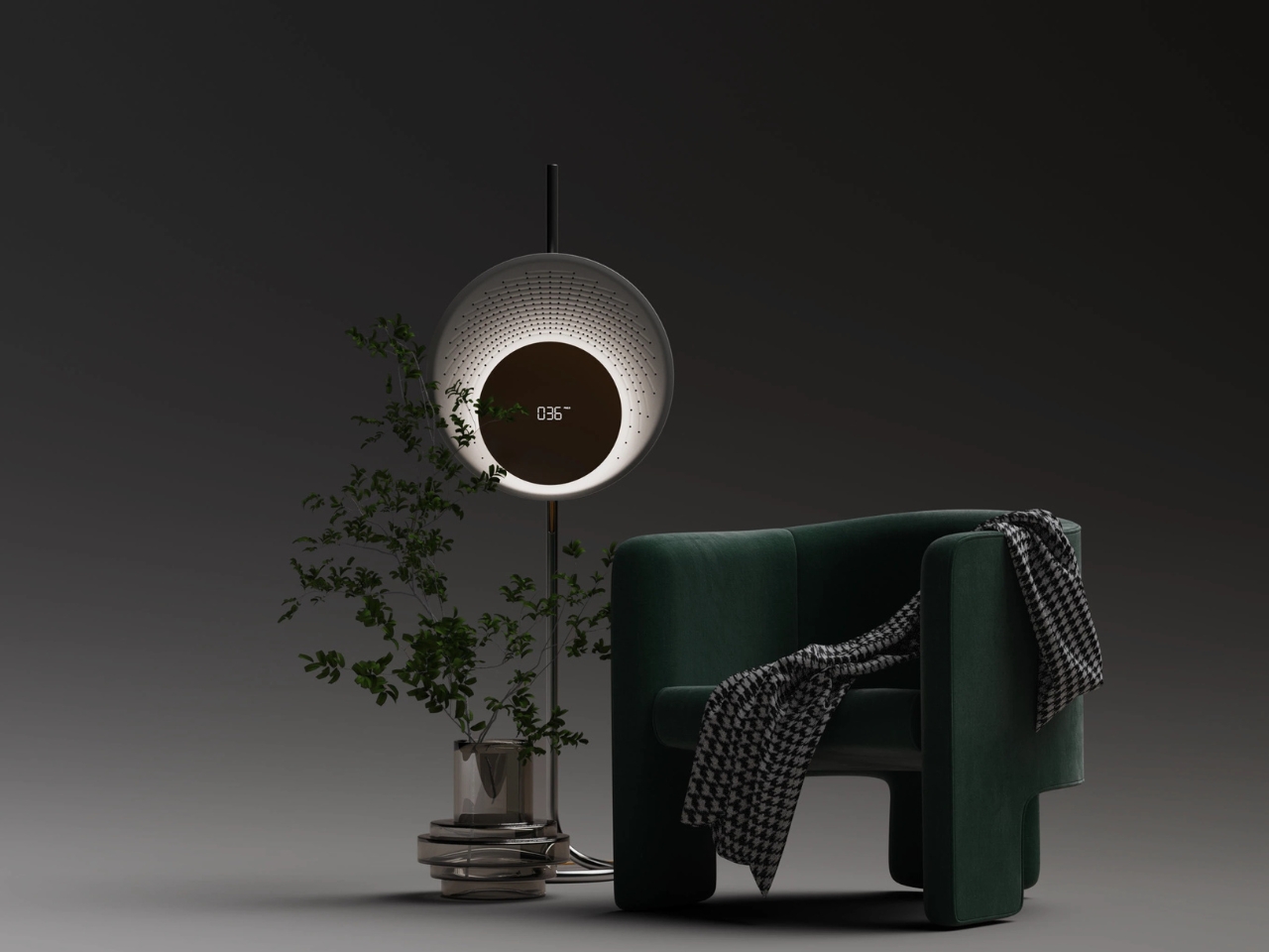 AirGlow，air cleaner，conceptual design，Household Electric Appliances，