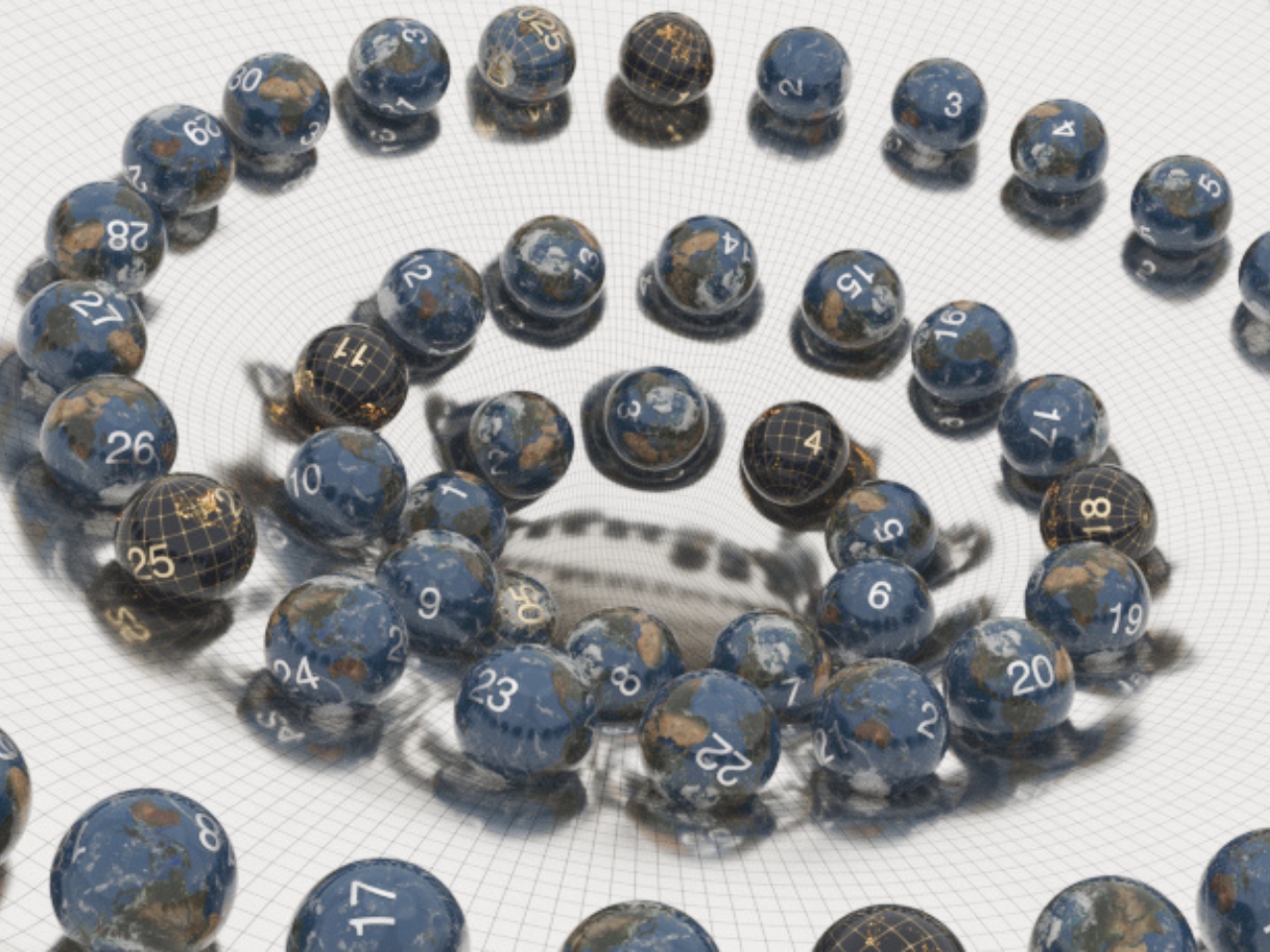 Spiral Timepiece，Digital Calendar，electronic product，Digital，