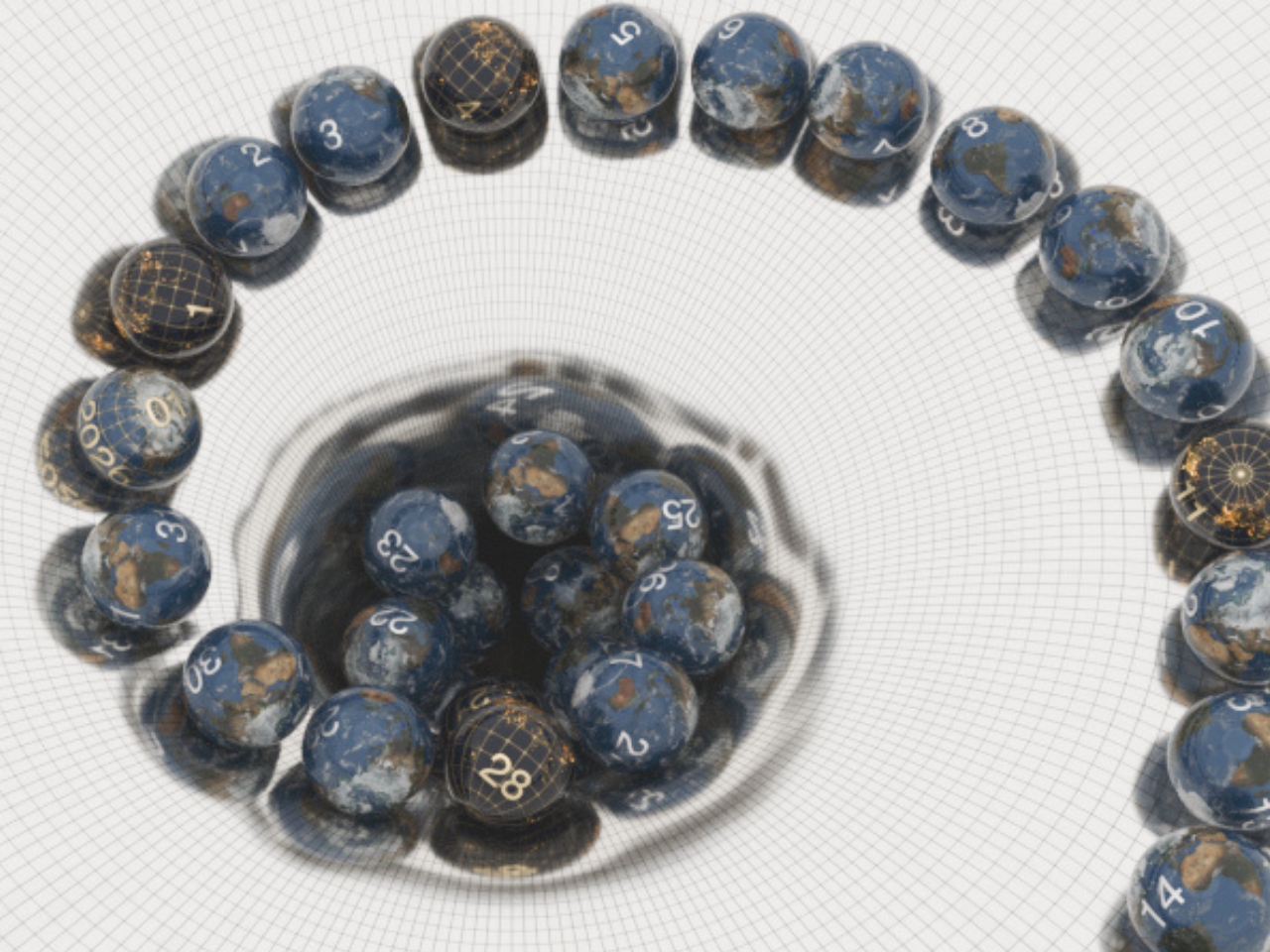 Spiral Timepiece，Digital Calendar，electronic product，Digital，