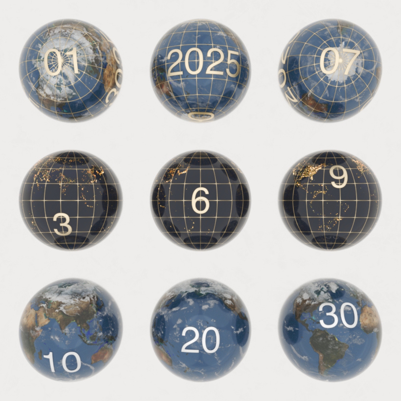 Spiral Timepiece，Digital Calendar，electronic product，Digital，