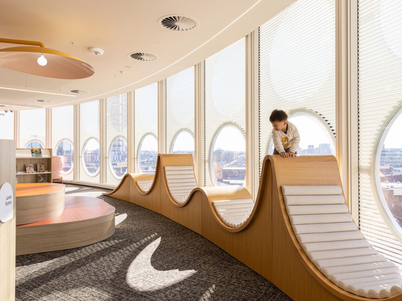 Yellamundie Library，library，Architecture，Interior design，environmental design，