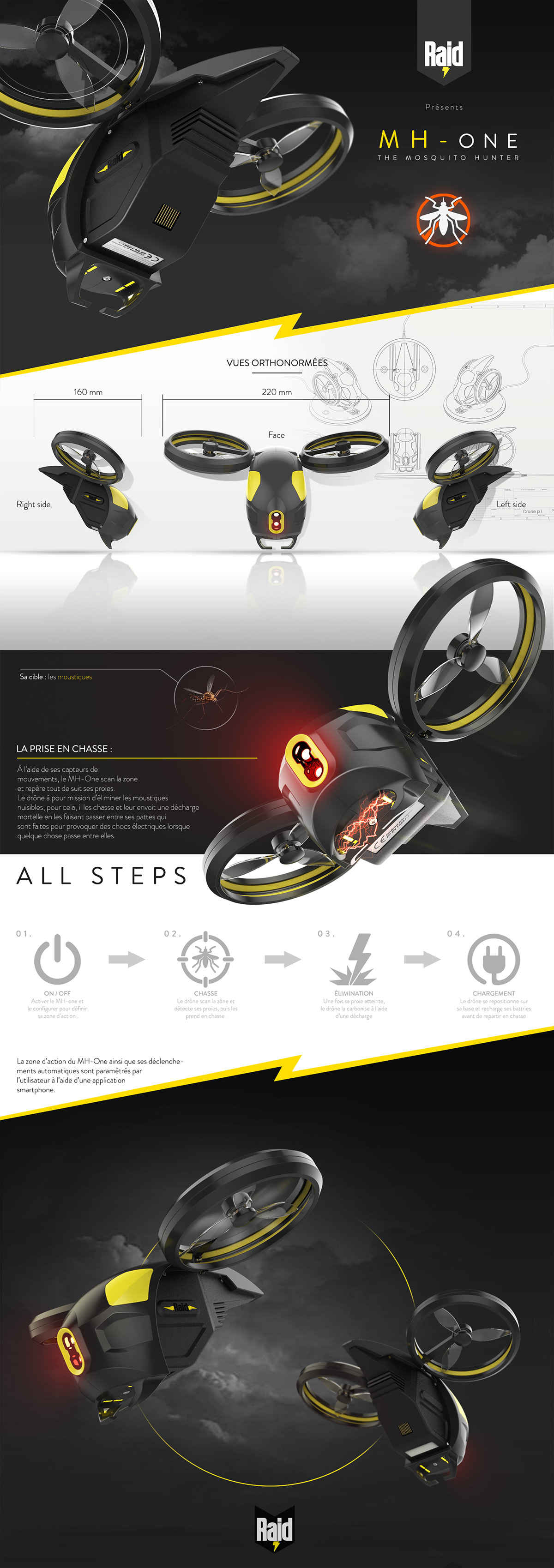 MH-One，small-scale，automatic，outdoors，UAV，Mosquito control，