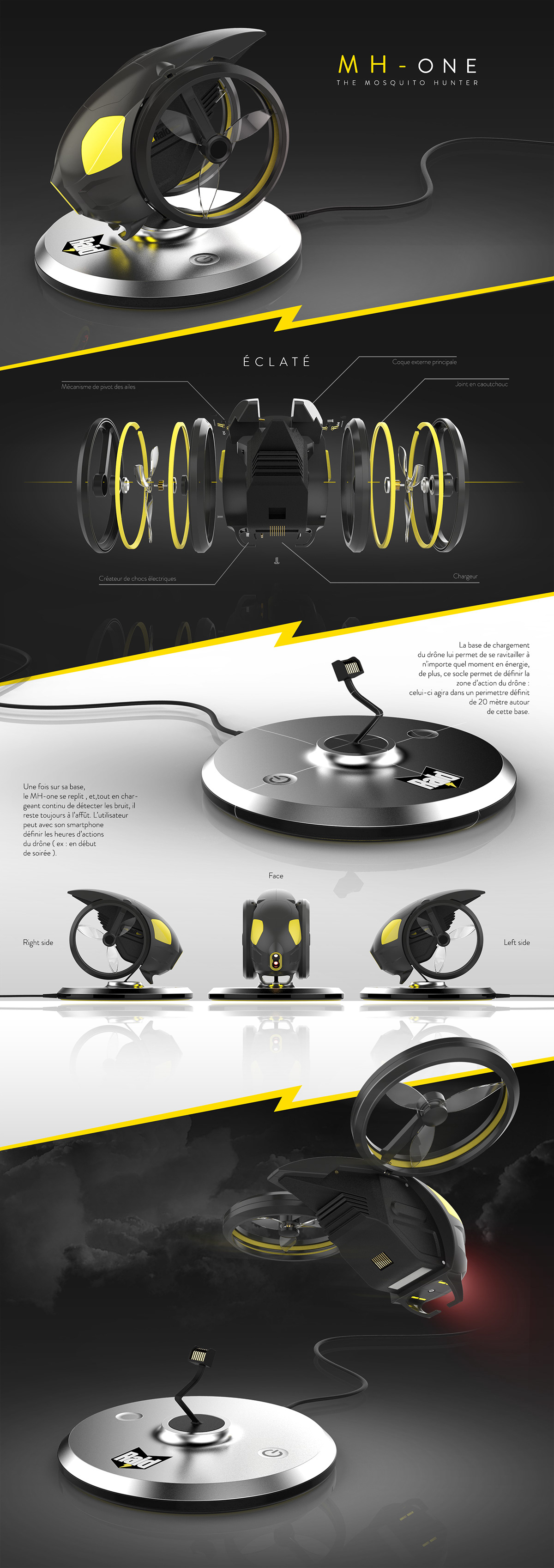 MH-One，small-scale，automatic，outdoors，UAV，Mosquito control，