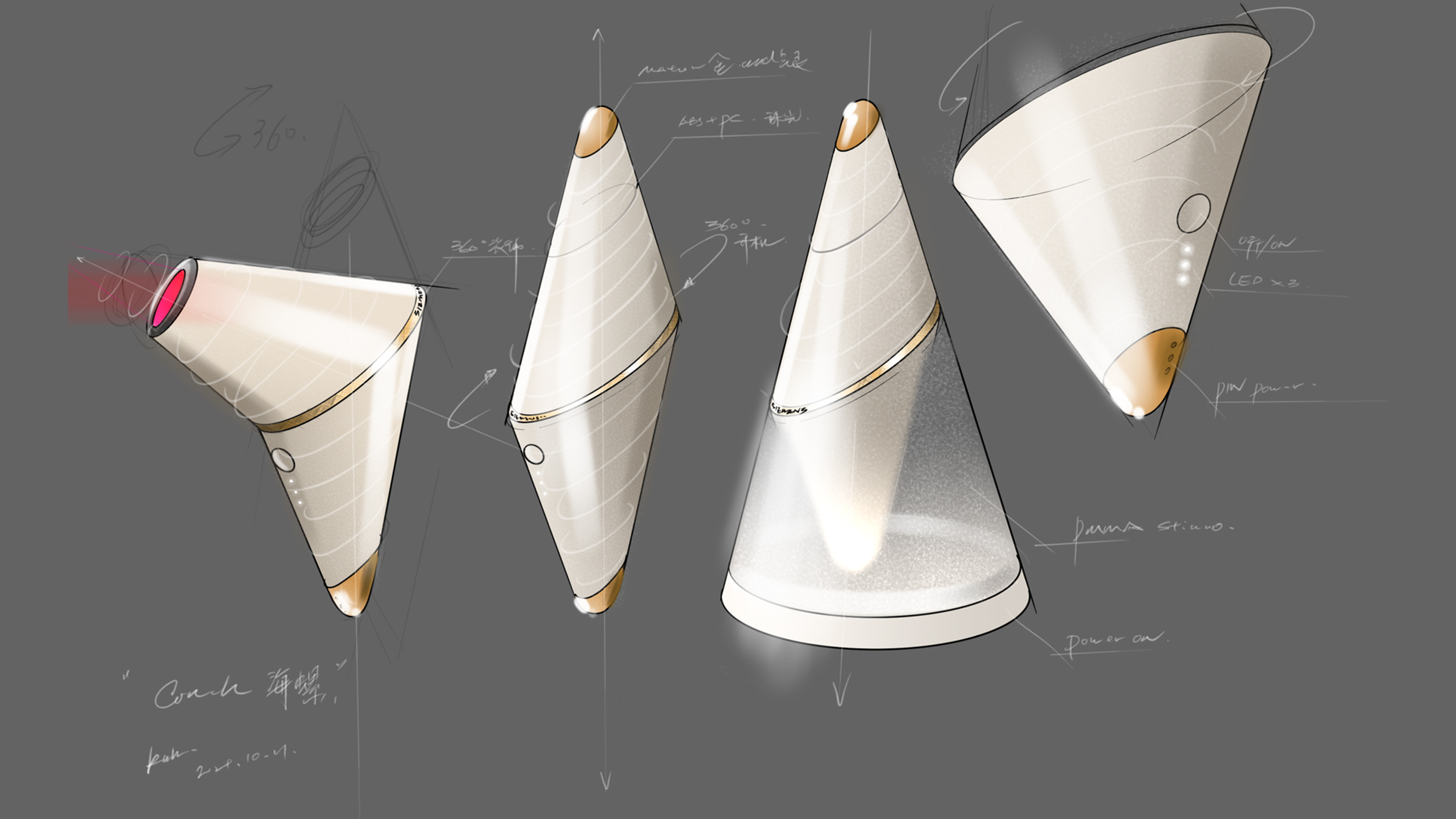 cosmetic instrument，Appearance design，Structural design，