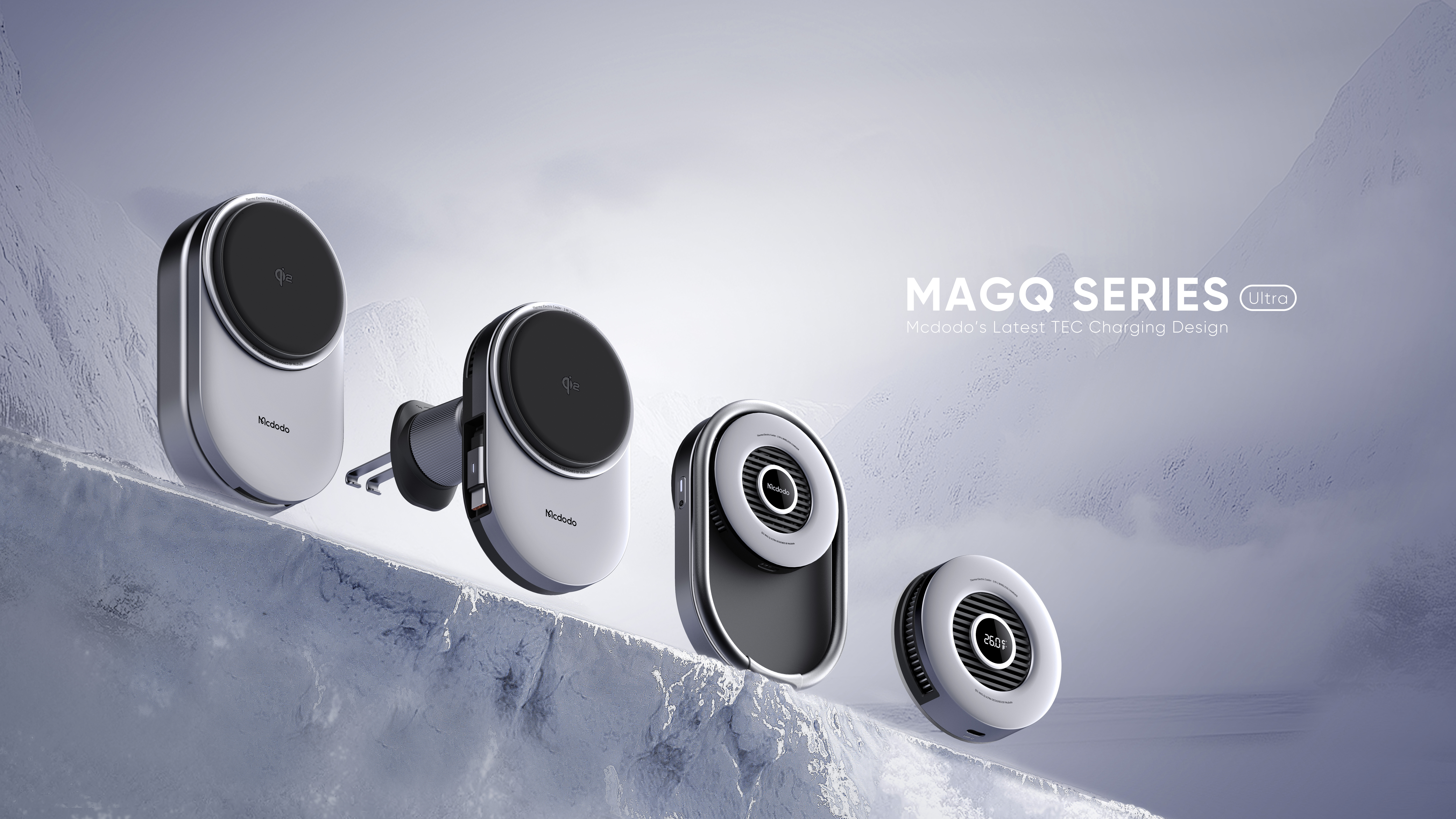 Wireless charging，Folding storage，Three in one，Light interaction，Telescopic line module，Simple business，semiconductor active refrigeration，Ultra-thin turbo fan，