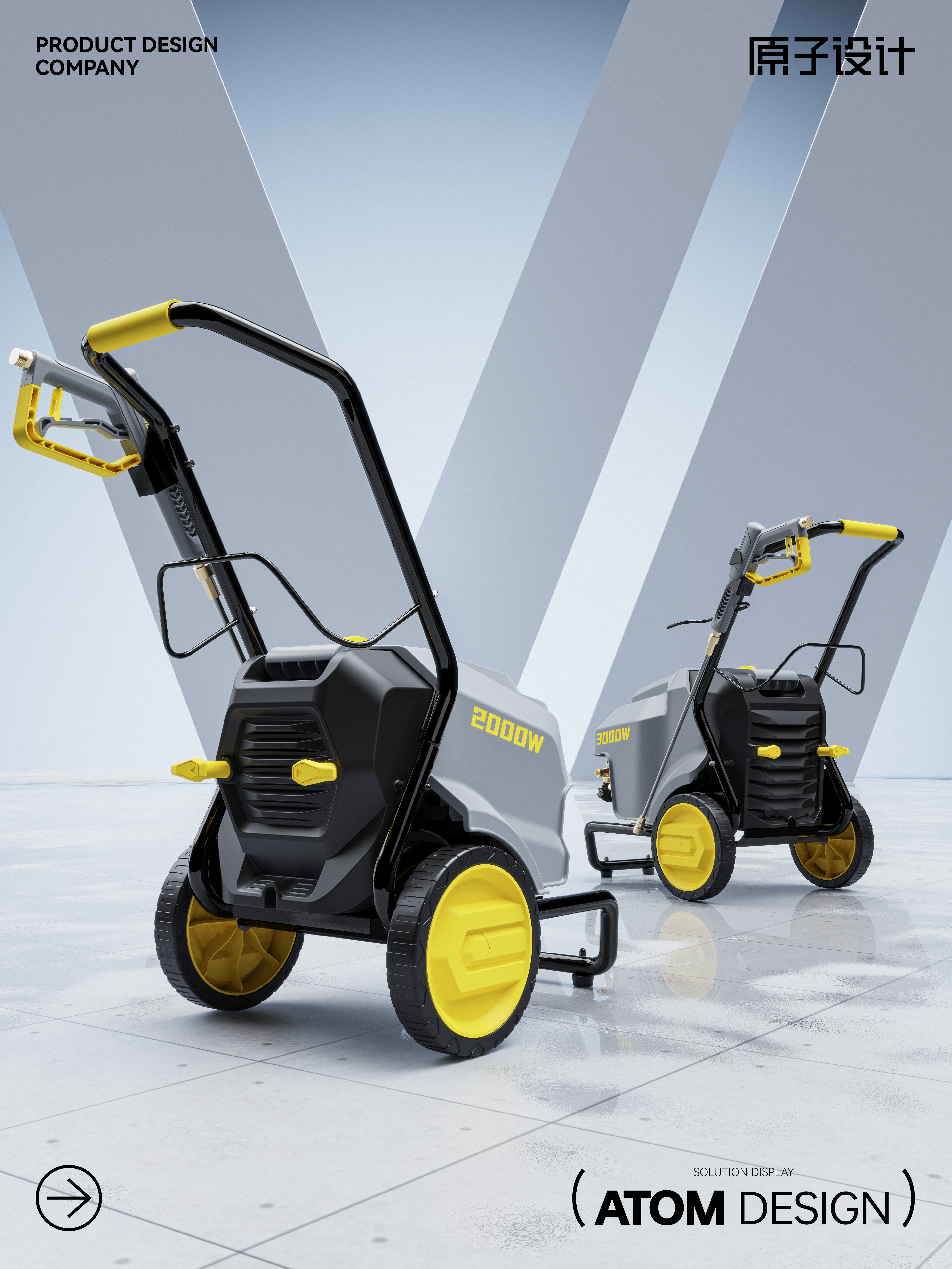 # Car washer# High pressure cleaning car# Functional design，