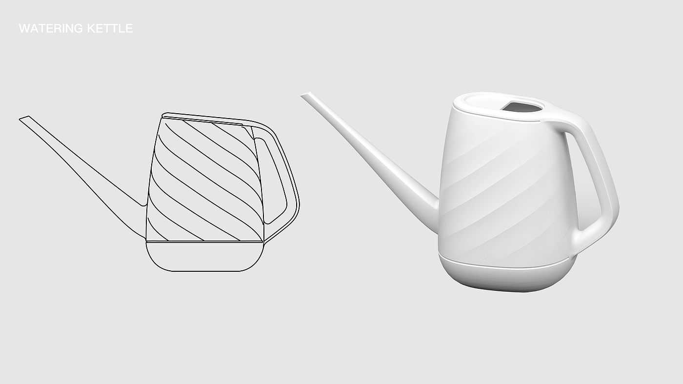 Outdoor supplies，Kettle design，Appearance design，ID design，