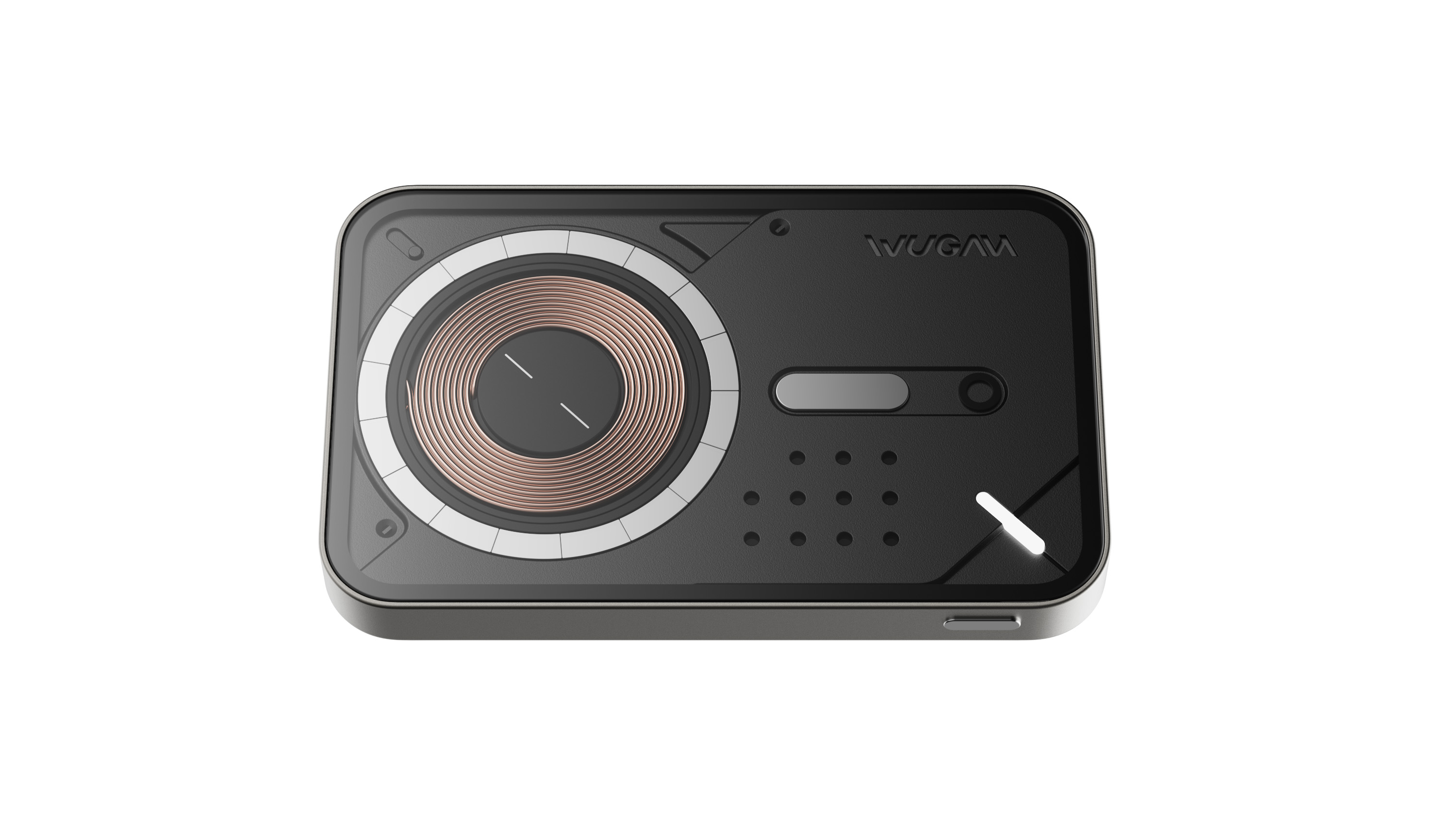 Magnetic charging treasure，Geometric composition，