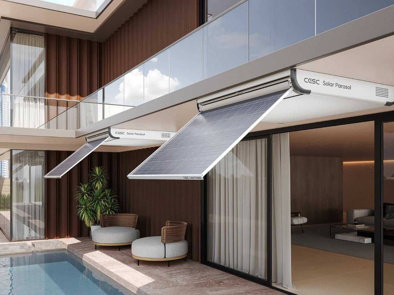 CESC，Solar umbrellas，Outdoor equipment，industrial design，