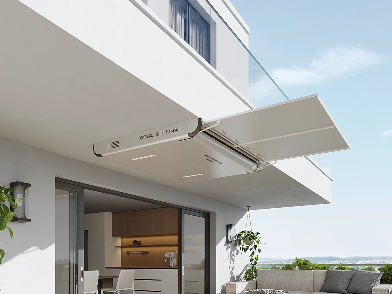 CESC，Solar umbrellas，Outdoor equipment，industrial design，